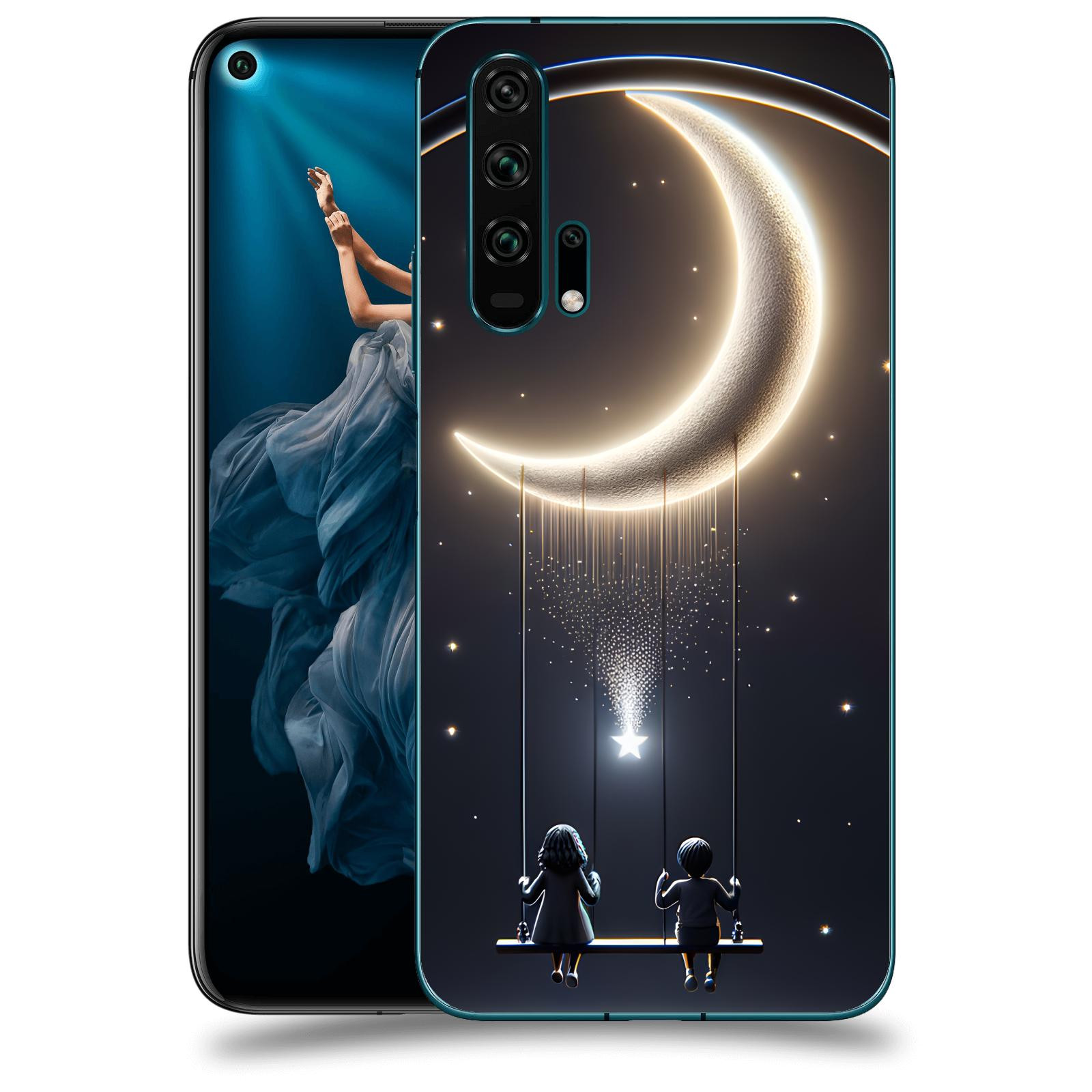 ACOVER Kryt na mobil Honor 20 Pro - Love on the Moon 2