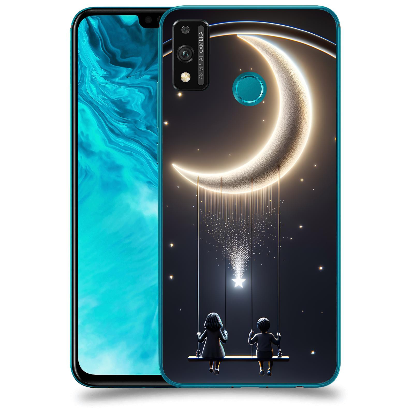 ACOVER Kryt na mobil Honor 9X Lite - Love on the Moon 2