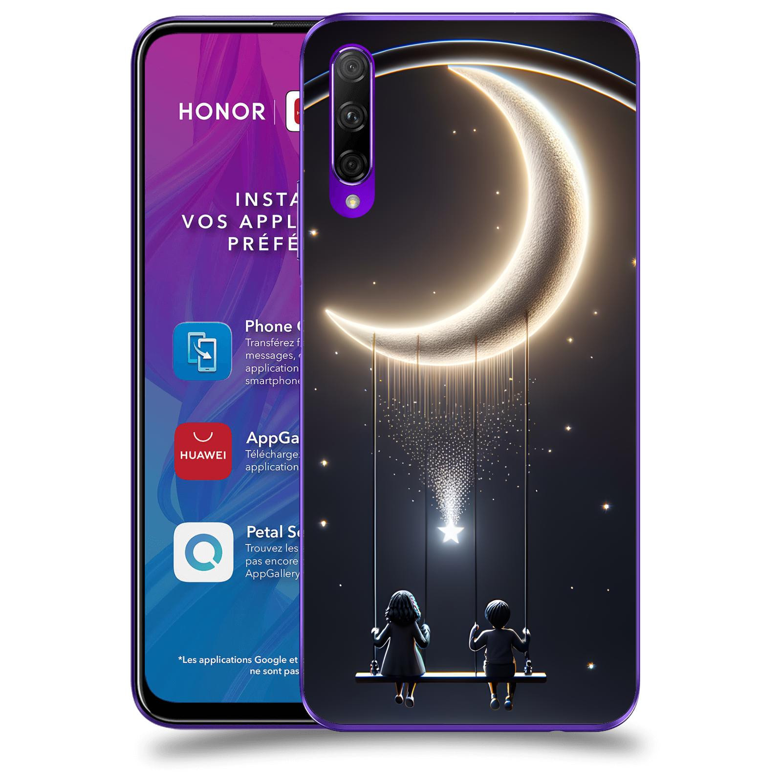 ACOVER Kryt na mobil Honor 9X Pro - Love on the Moon 2