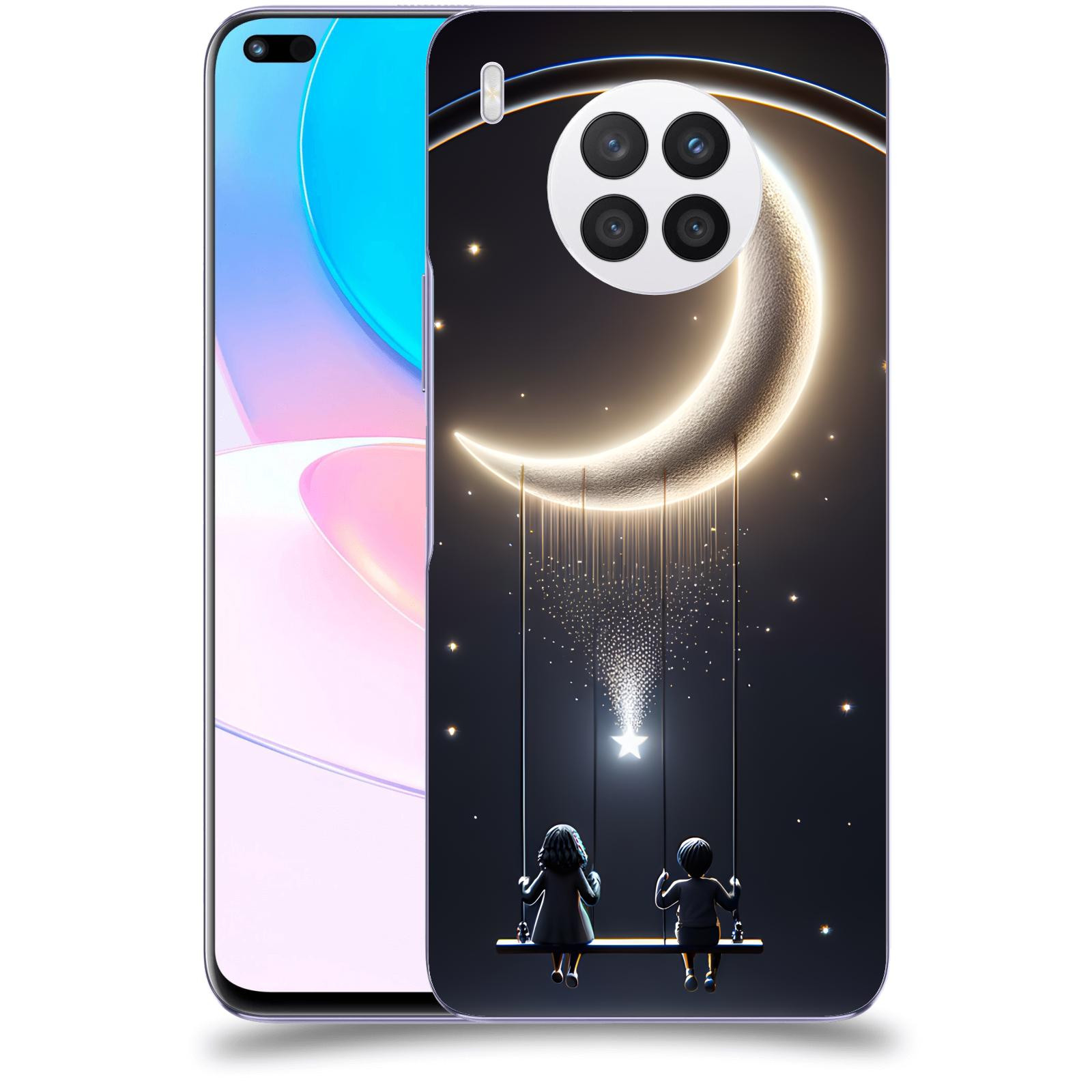ACOVER Kryt na mobil Huawei Nova 8i - Love on the Moon 2