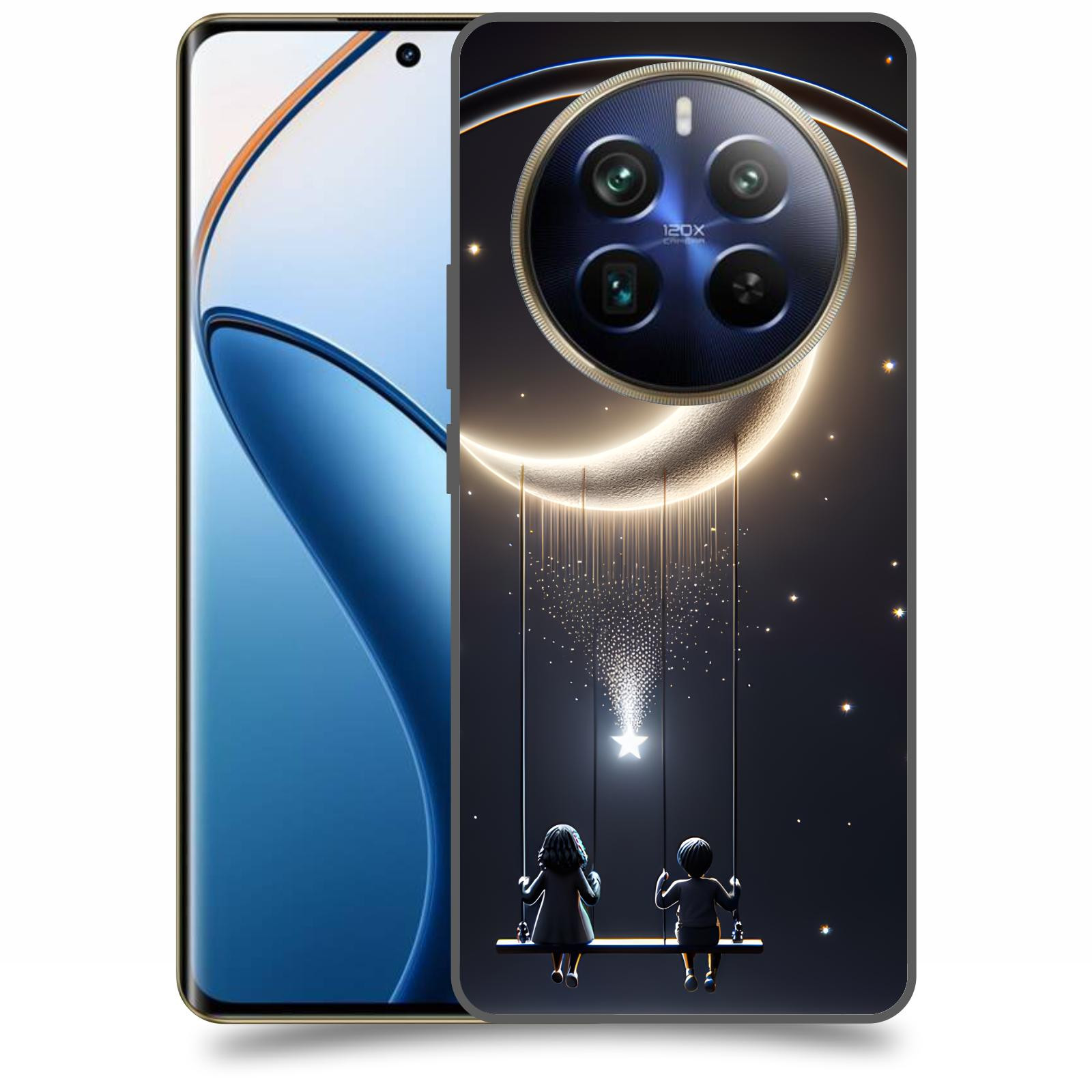 ACOVER Kryt na mobil Realme 12 pro+ 5g - Love on the Moon 2