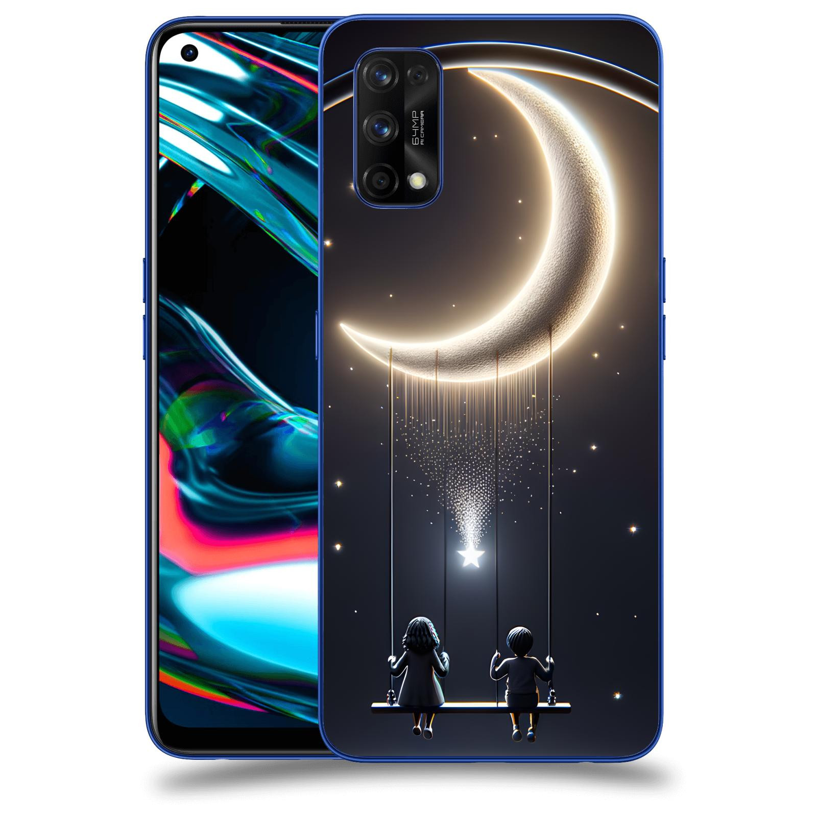 ACOVER Kryt na mobil Realme 7 Pro - Love on the Moon 2