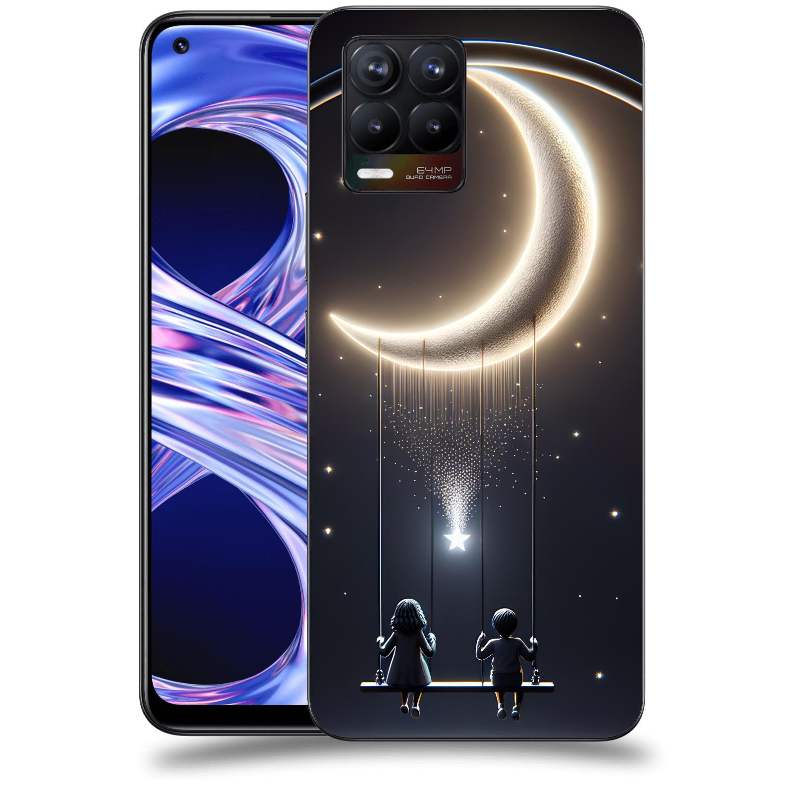 ACOVER Kryt na mobil Realme 8 - Love on the Moon 2