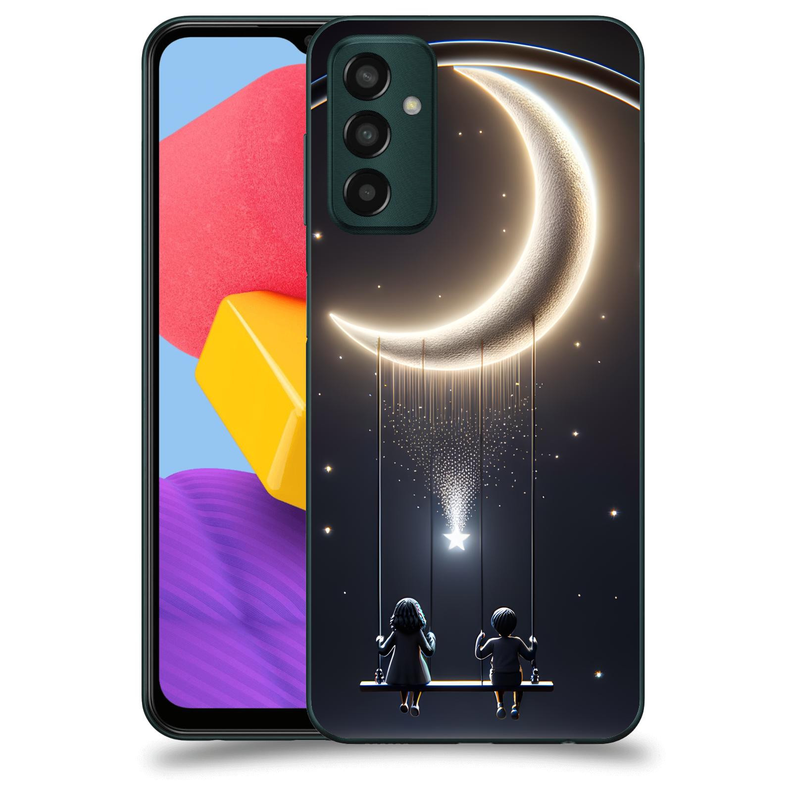 ACOVER Kryt na mobil Samsung Galaxy M13 M135F - Love on the Moon 2