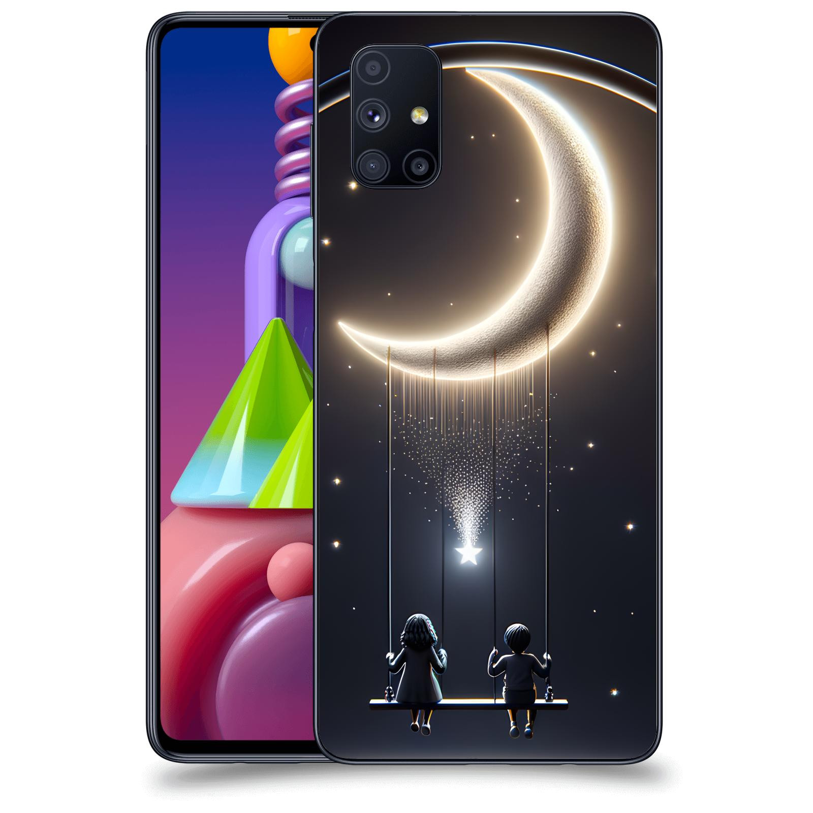 ACOVER Kryt na mobil Samsung Galaxy M51 M515F - Love on the Moon 2