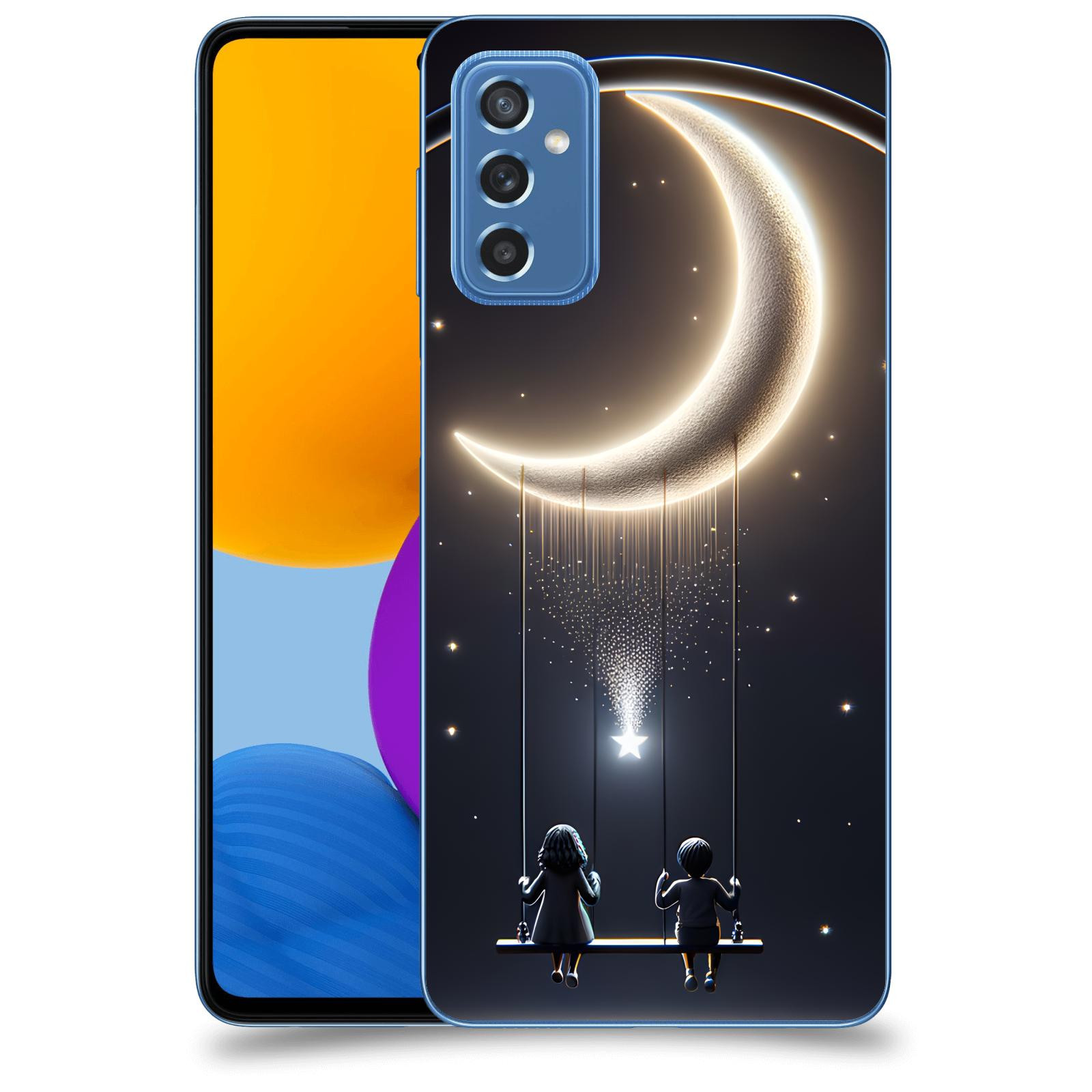 ACOVER Kryt na mobil Samsung Galaxy M52 5G - Love on the Moon 2