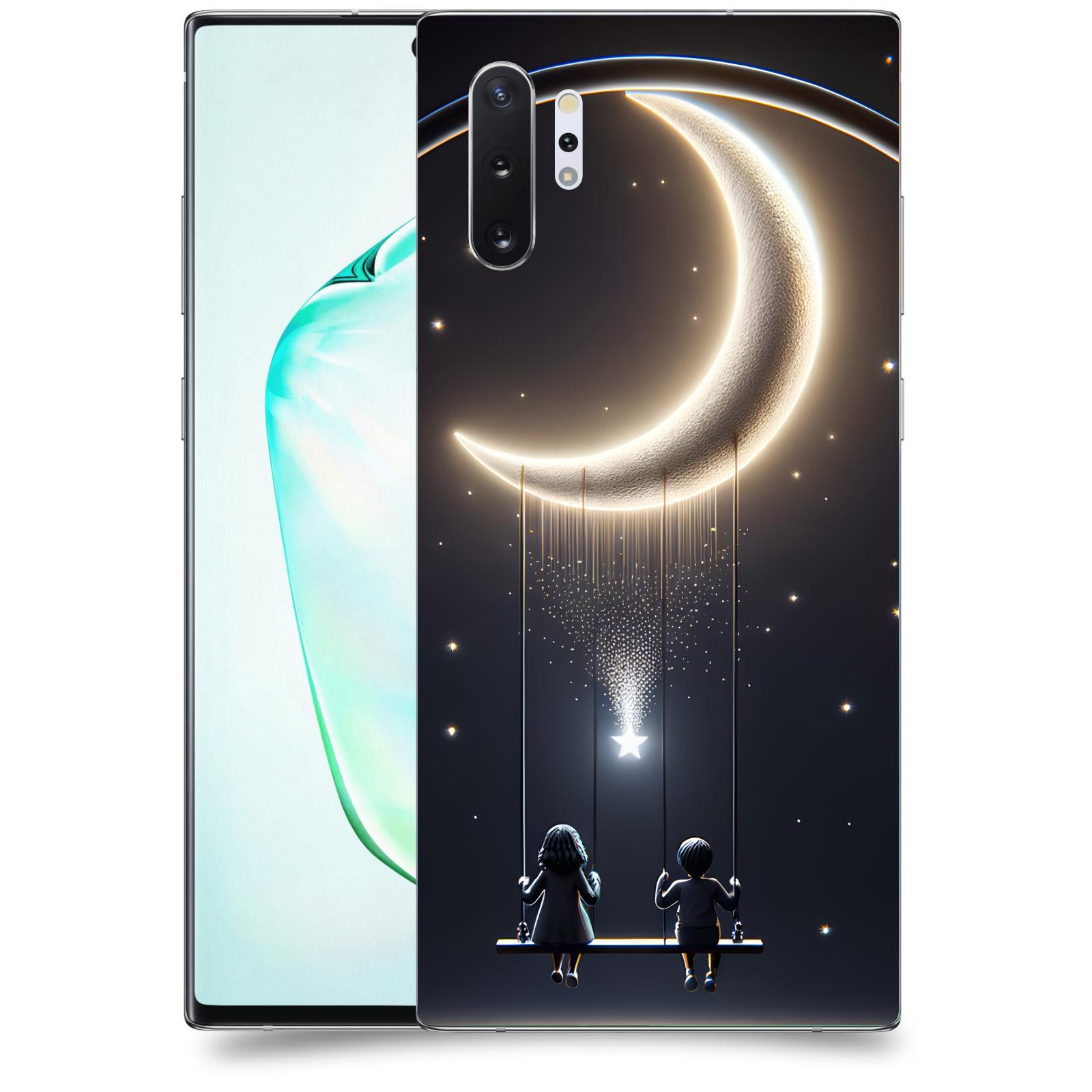 ACOVER Kryt na mobil Samsung Galaxy Note 10+ N975F - Love on the Moon 2