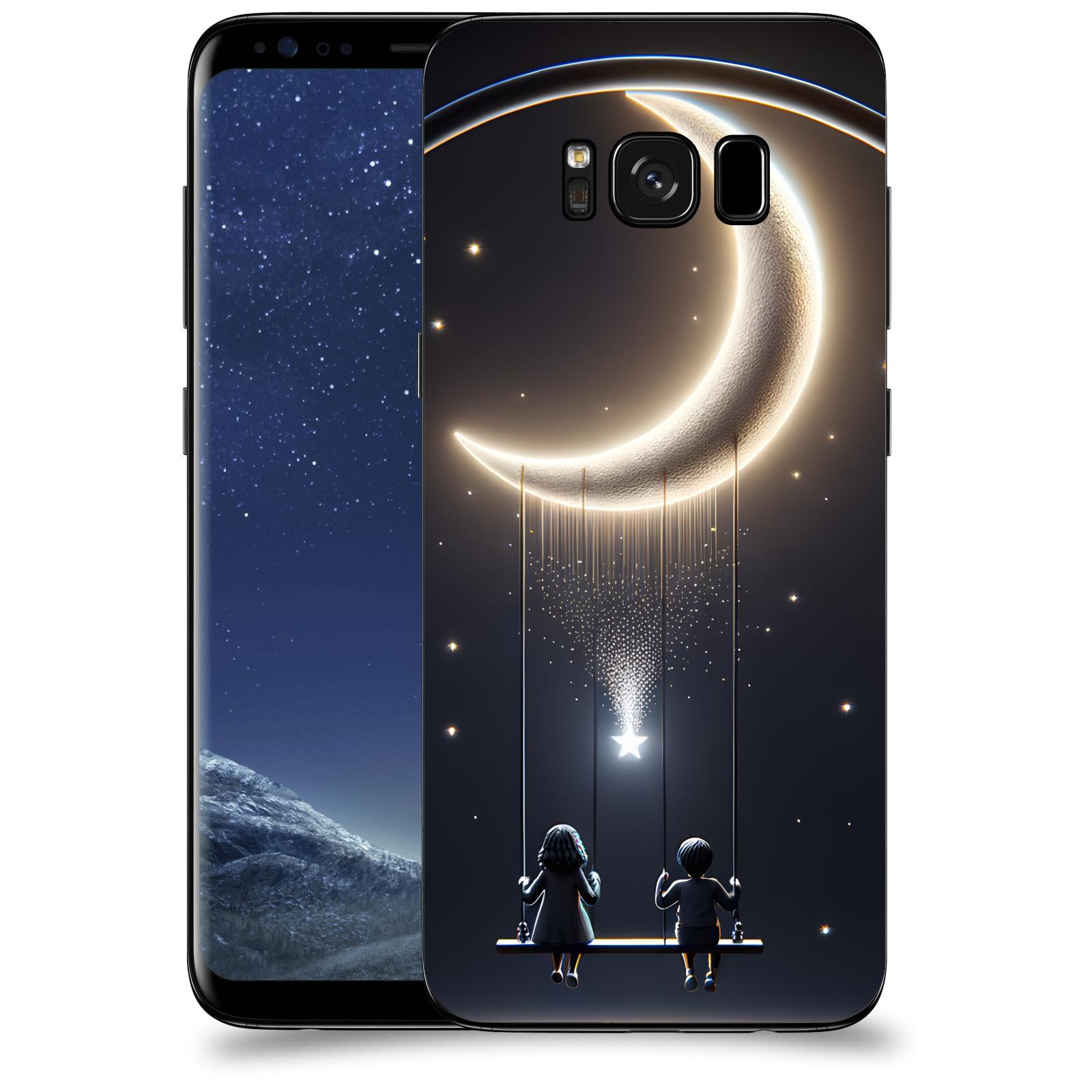 ACOVER Kryt na mobil Samsung Galaxy S8 G950F - Love on the Moon 2