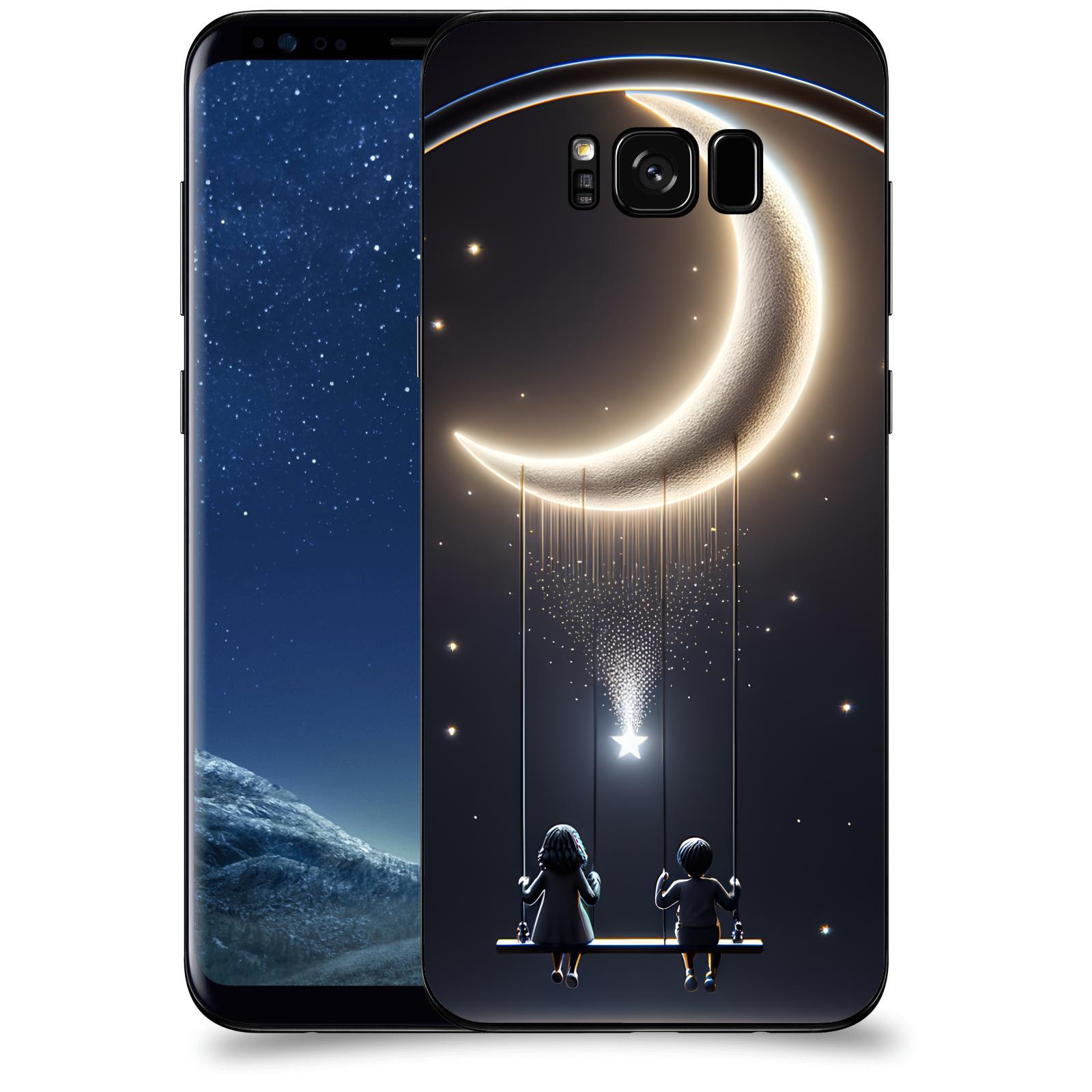ACOVER Kryt na mobil Samsung Galaxy S8+ G955F - Love on the Moon 2
