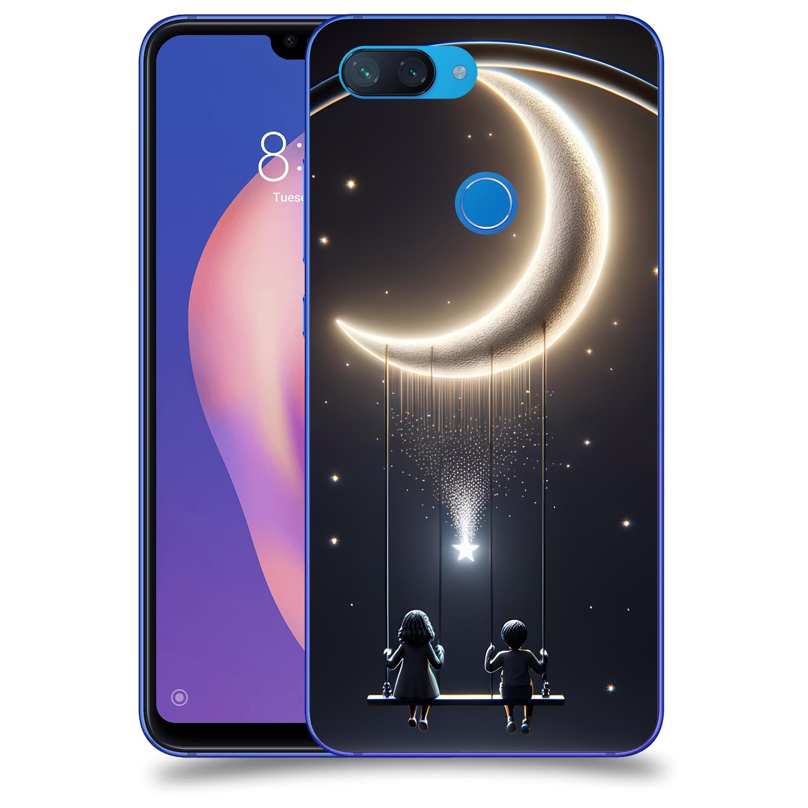 ACOVER Kryt na mobil Xiaomi Mi 8 Lite - Love on the Moon 2