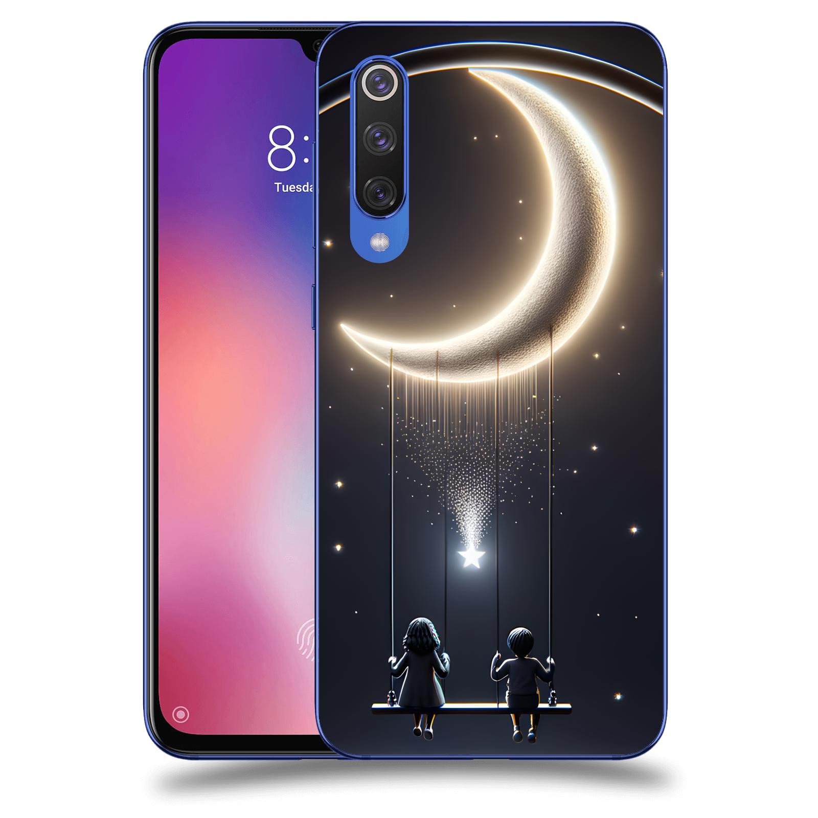 ACOVER Kryt na mobil Xiaomi Mi 9 SE - Love on the Moon 2