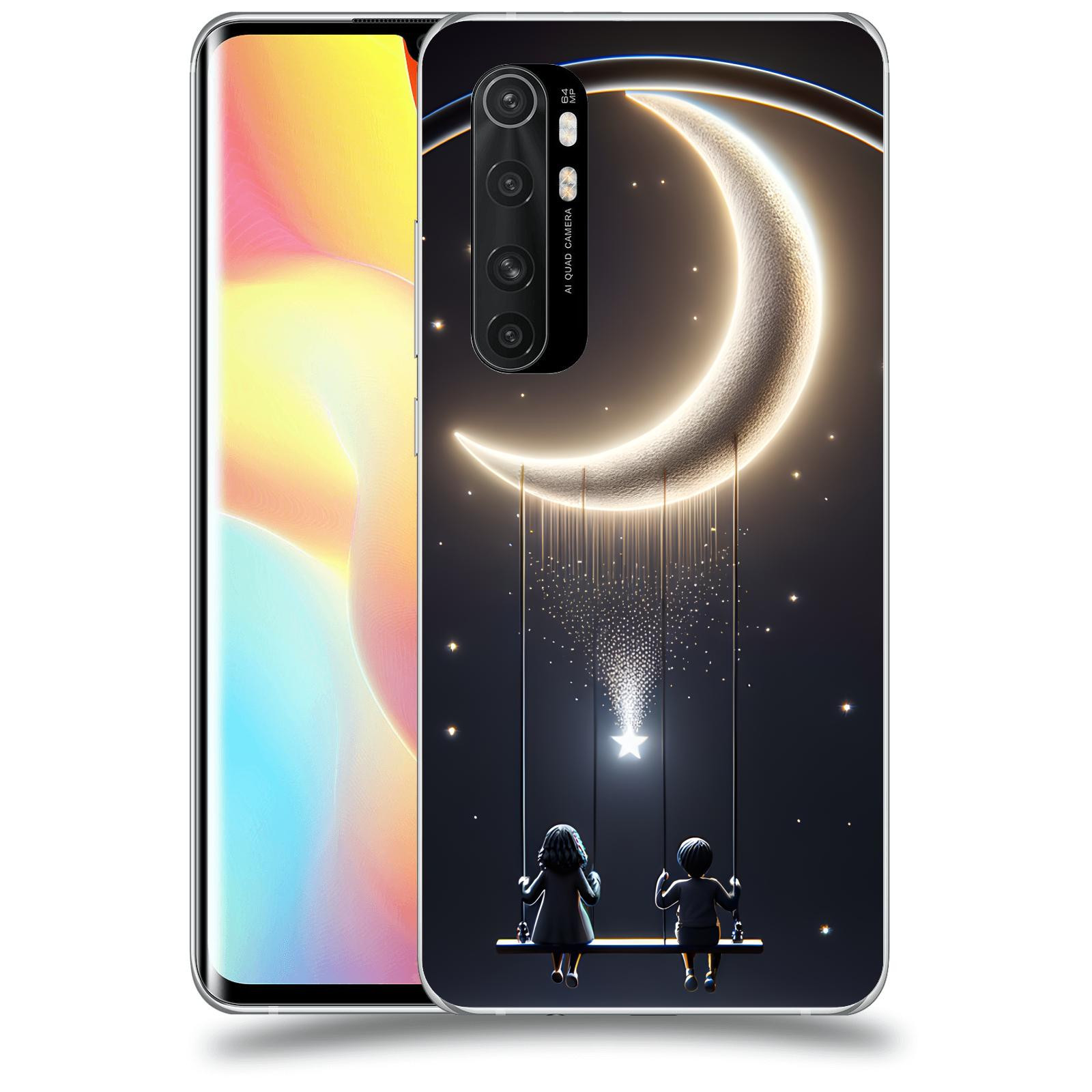 ACOVER Kryt na mobil Xiaomi Mi Note 10 Lite - Love on the Moon 2