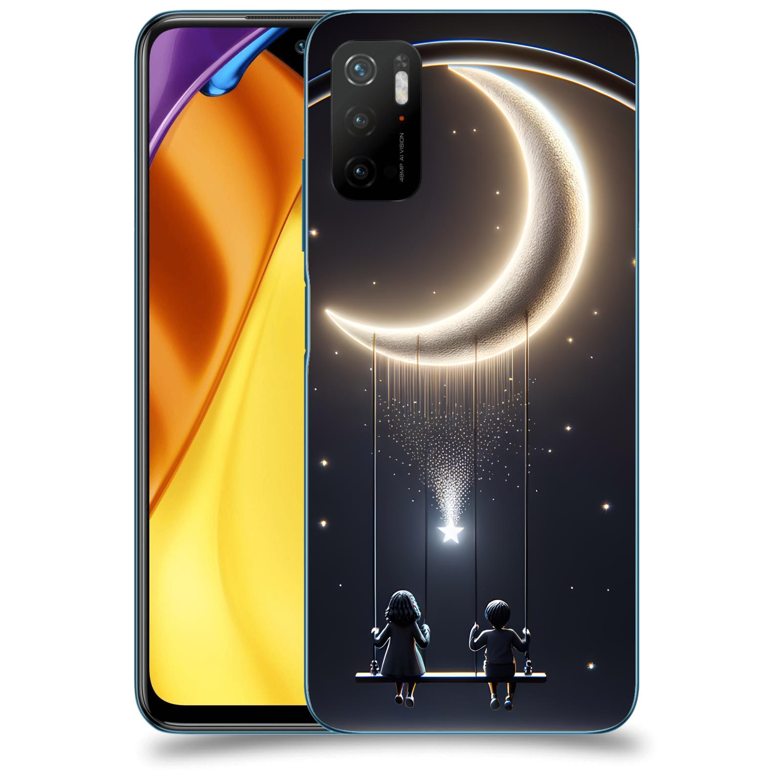 ACOVER Kryt na mobil Xiaomi Poco M3 Pro 5G - Love on the Moon 2