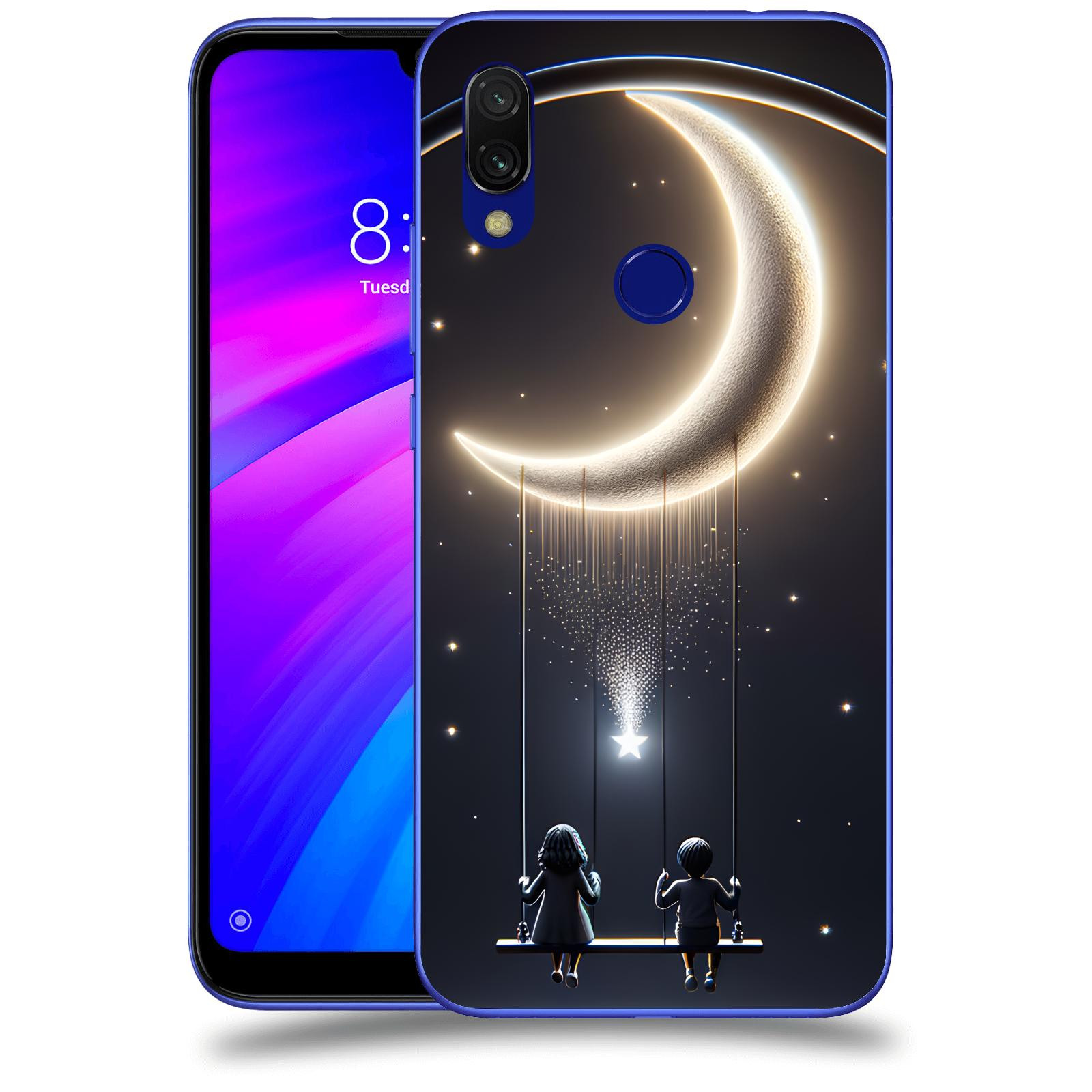 ACOVER Kryt na mobil Xiaomi Redmi 7 - Love on the Moon 2