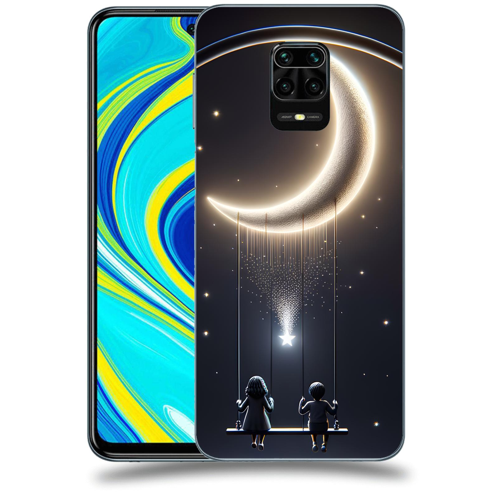 ACOVER Kryt na mobil Xiaomi Redmi Note 9S - Love on the Moon 2