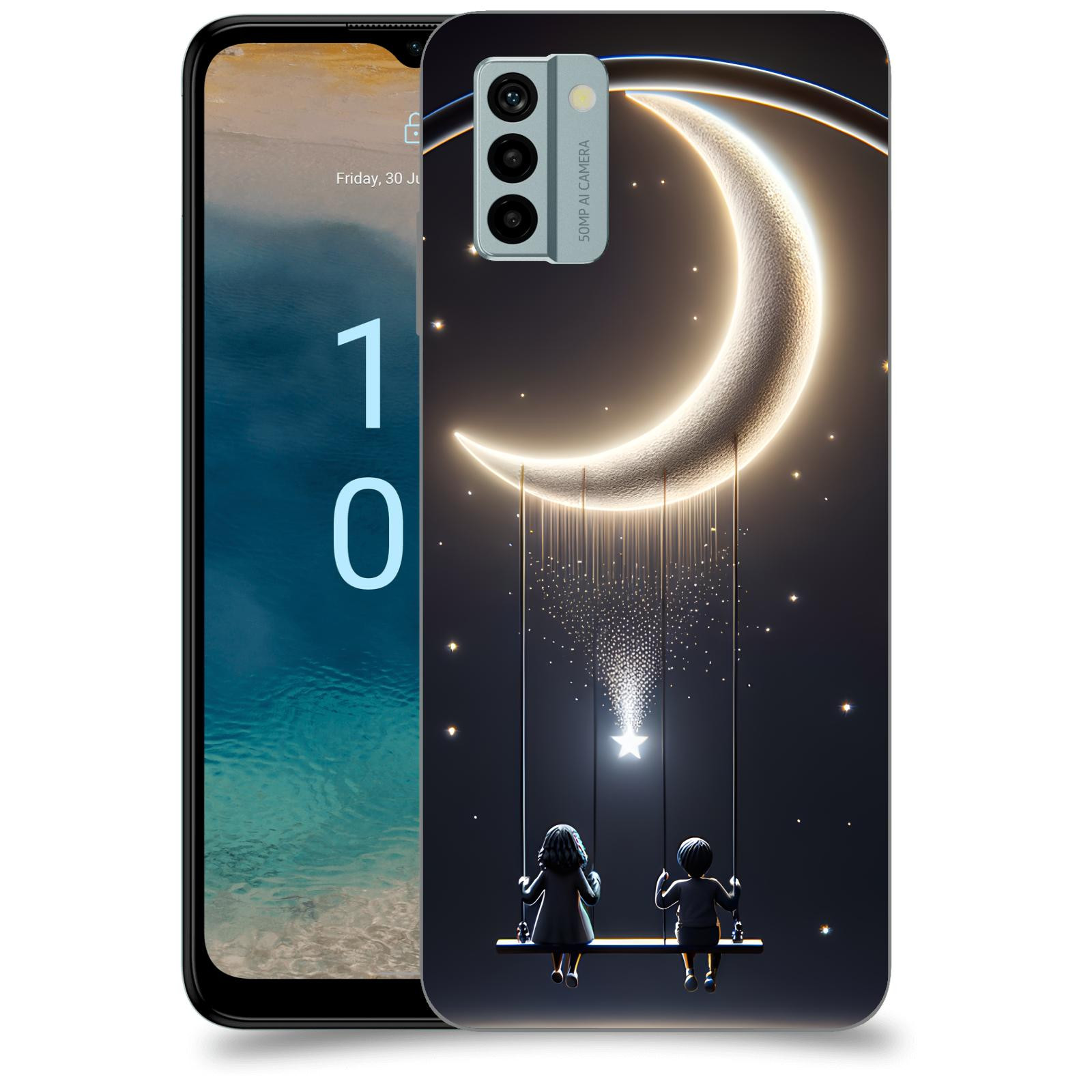 ACOVER Kryt na mobil Nokia G22 - Love on the Moon 2