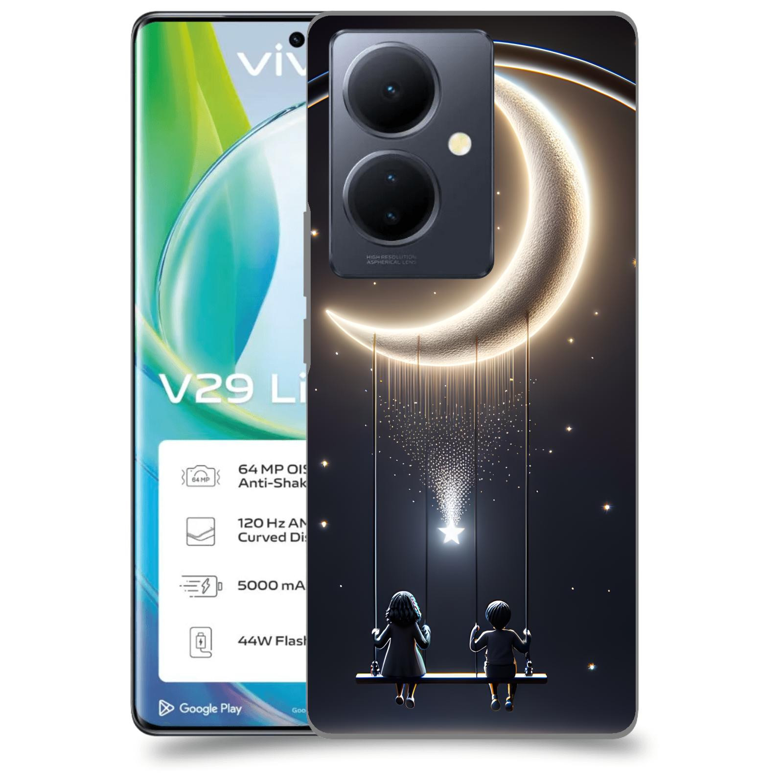 ACOVER Kryt na mobil VIVO V29 Lite 5G - Love on the Moon 2