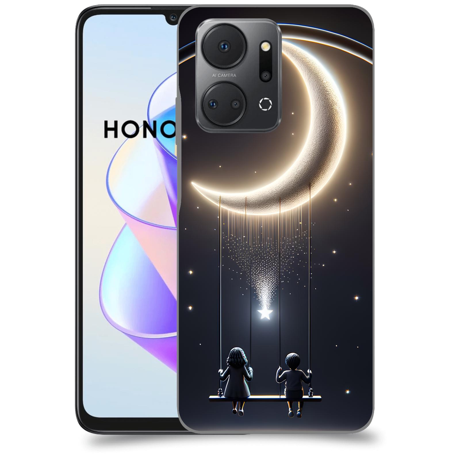 ACOVER Kryt na mobil HONOR X7a - Love on the Moon 2