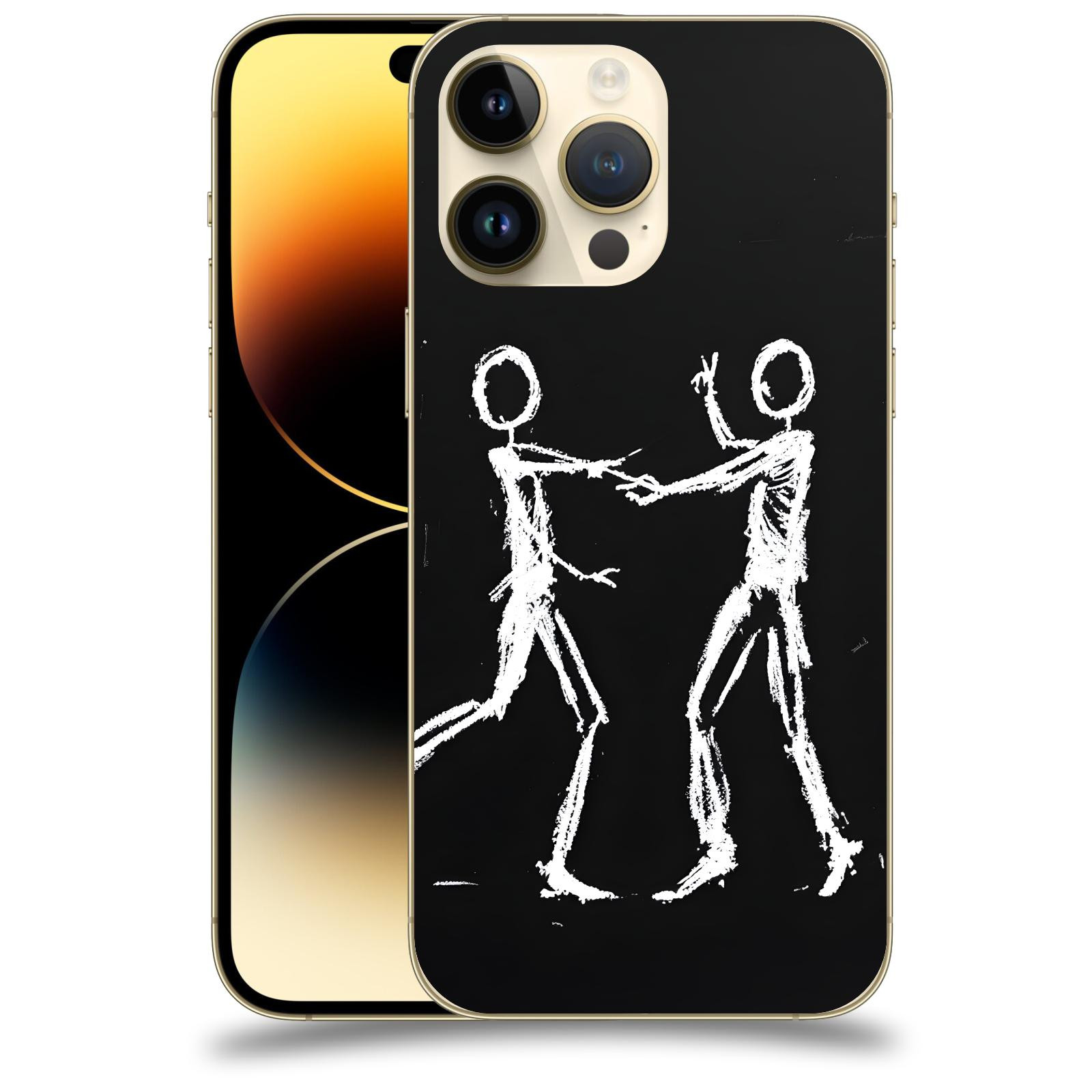 ACOVER Kryt na mobil Apple iPhone 14 Pro Max - Siluety