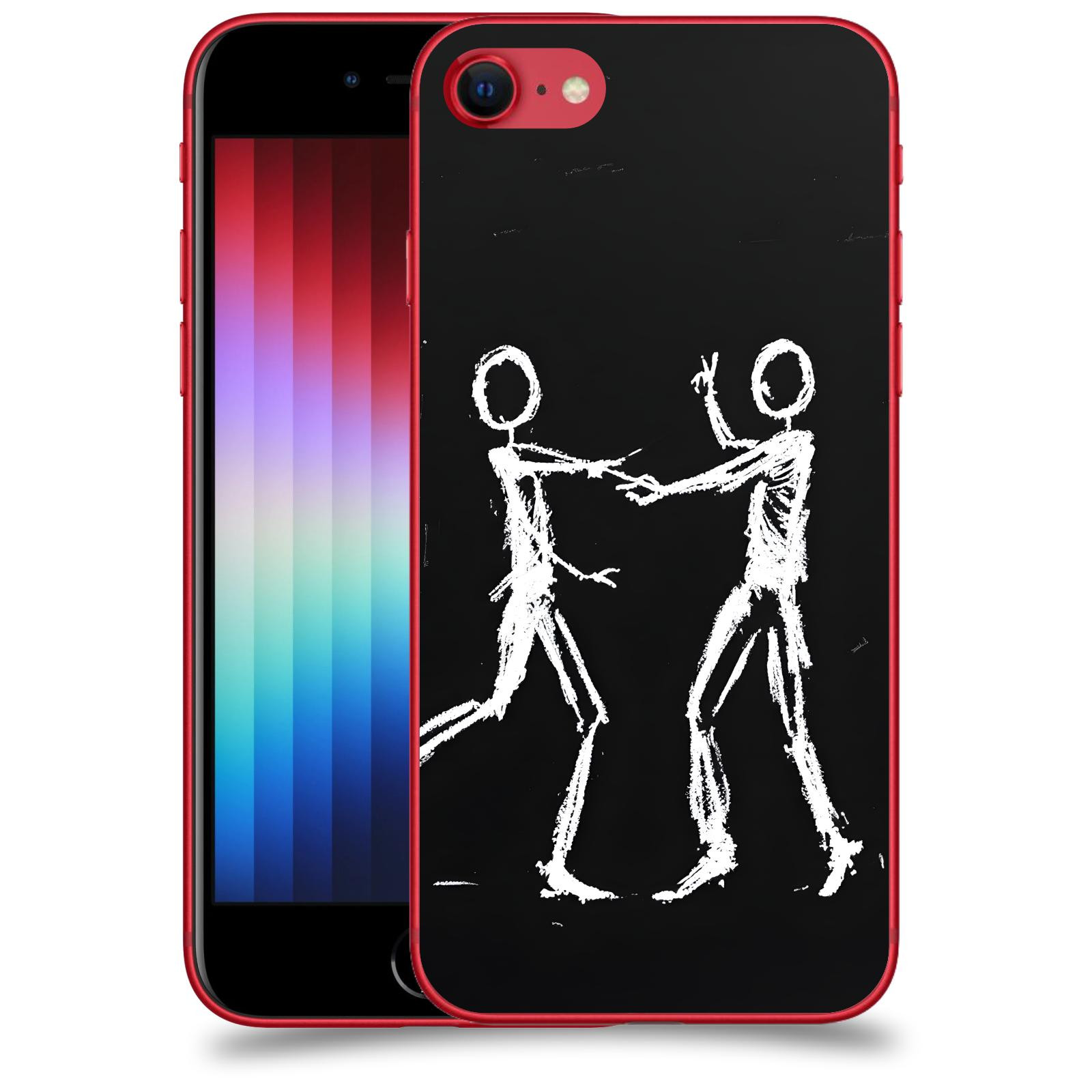 ACOVER Kryt na mobil Apple iPhone SE 2022 - Siluety