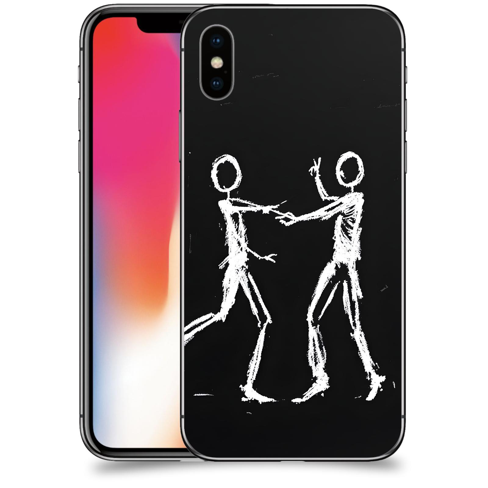 ACOVER Kryt na mobil Apple iPhone X/XS - Siluety
