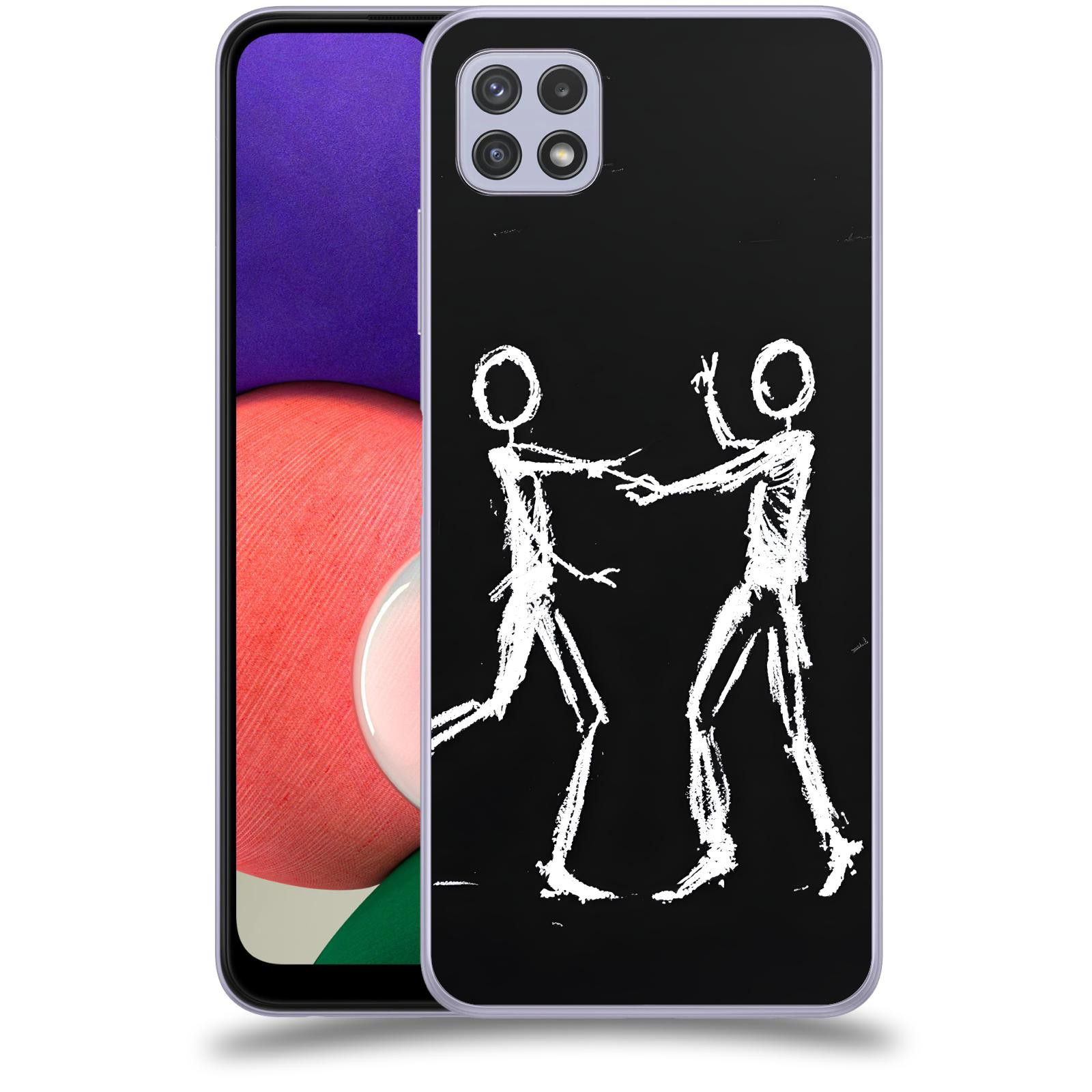 ACOVER Kryt na mobil Samsung Galaxy A22 5G A226B - Siluety