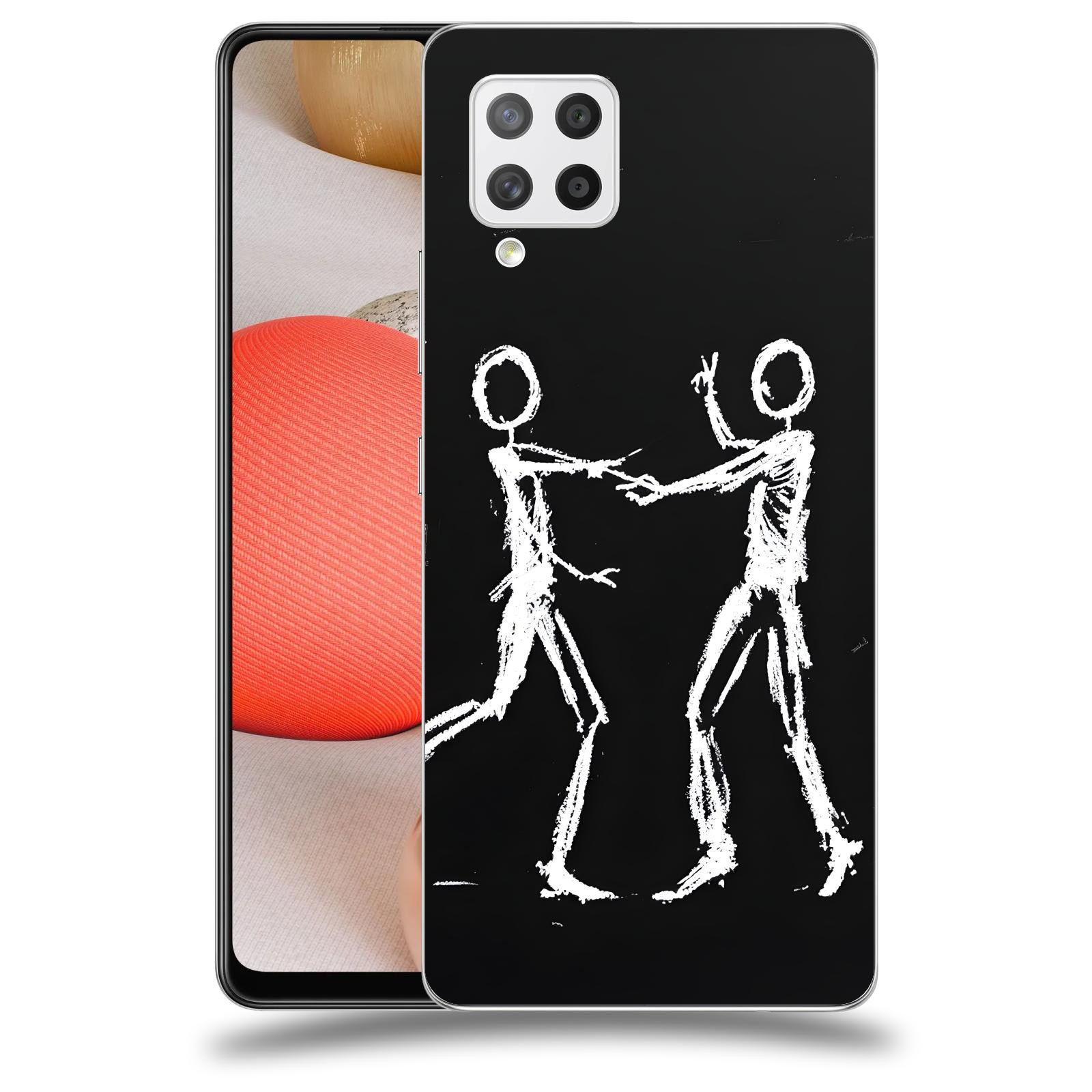 ACOVER Kryt na mobil Samsung Galaxy A42 A426B - Siluety