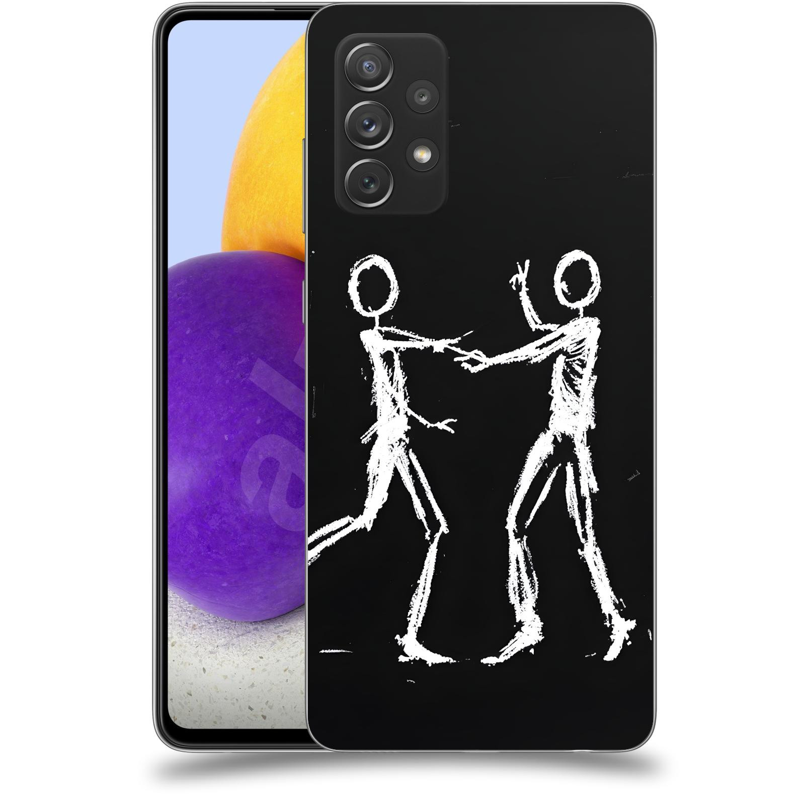 ACOVER Kryt na mobil Samsung Galaxy A72 A725F - Siluety