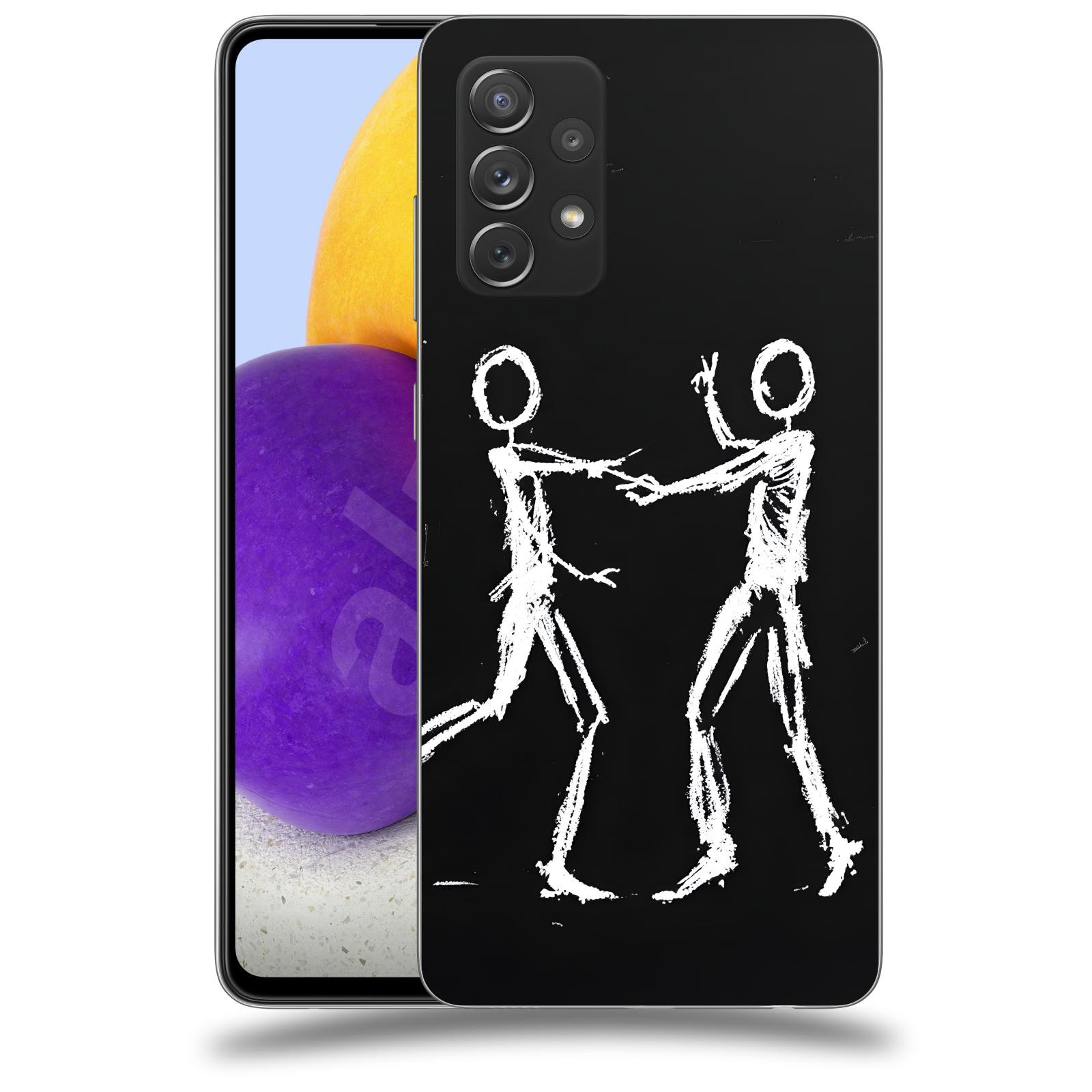 ACOVER Kryt na mobil Samsung Galaxy A73 5G - Siluety