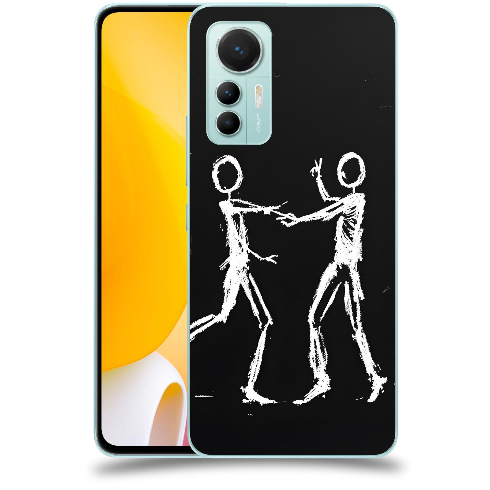 ACOVER Kryt na mobil Xiaomi 12 Lite - Siluety