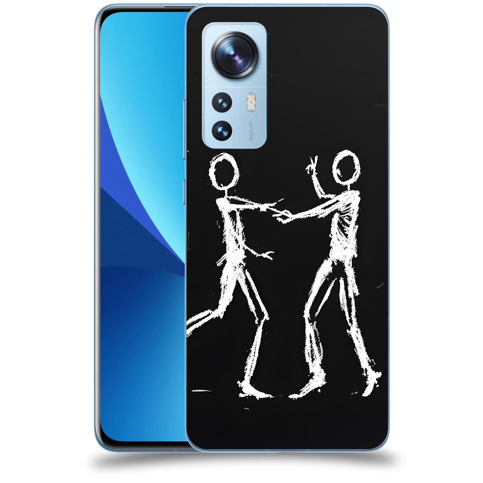 ACOVER Kryt na mobil Xiaomi 12X - Siluety