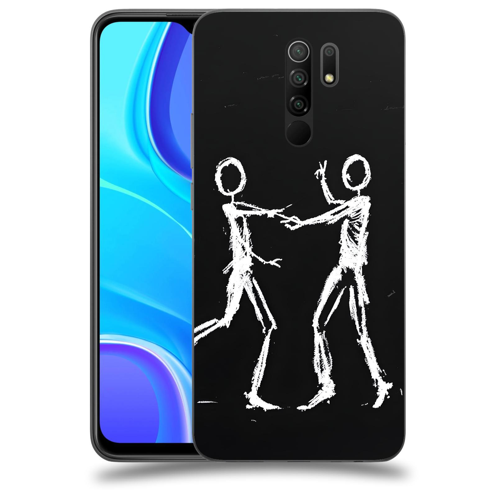 ACOVER Kryt na mobil Xiaomi Redmi 9 - Siluety