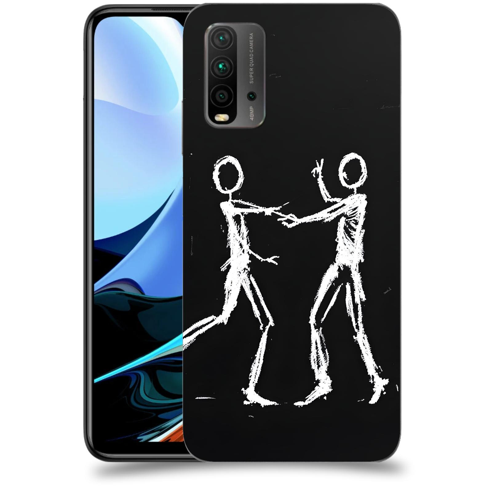 ACOVER Kryt na mobil Xiaomi Redmi 9T - Siluety