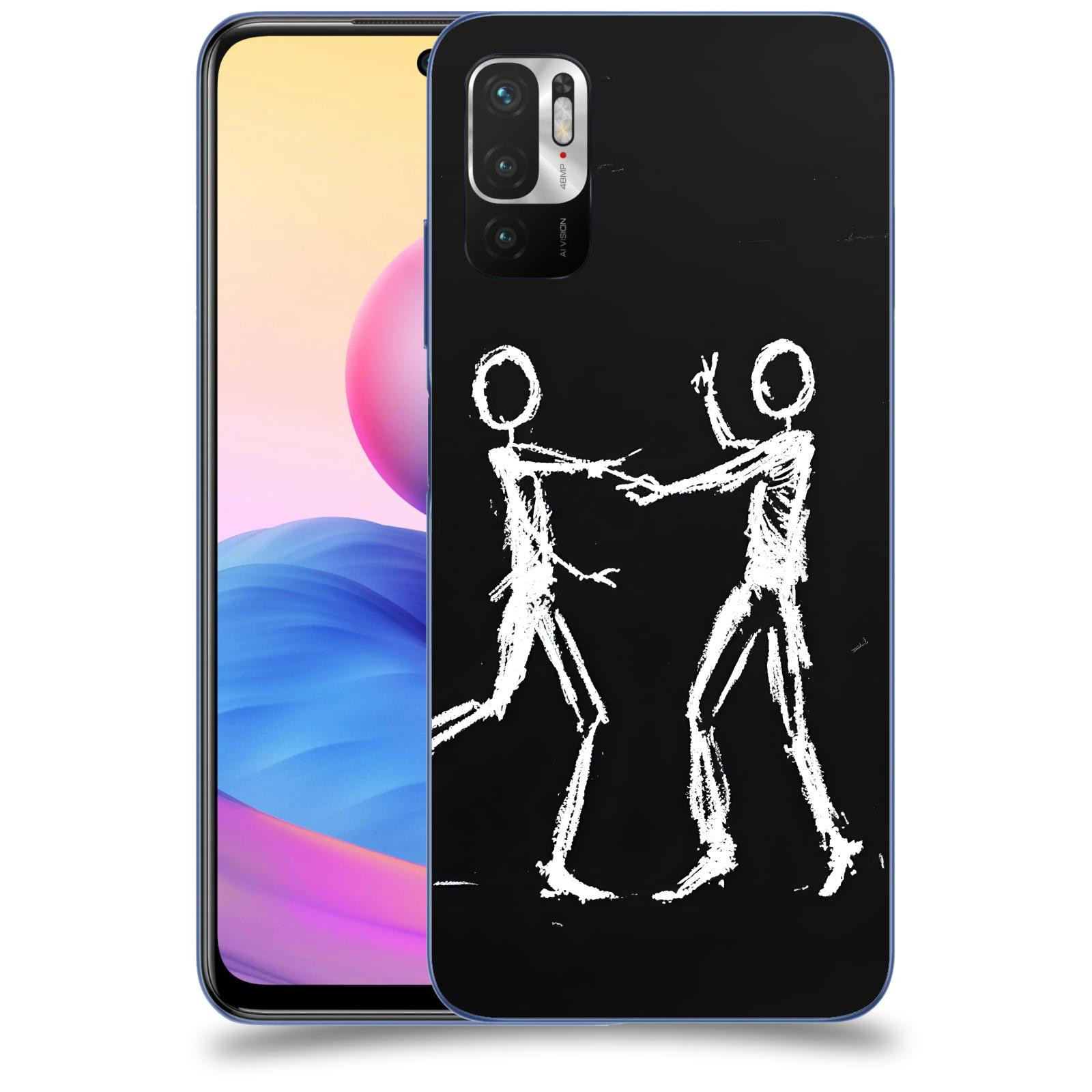 ACOVER Kryt na mobil Xiaomi Redmi Note 10 5G - Siluety