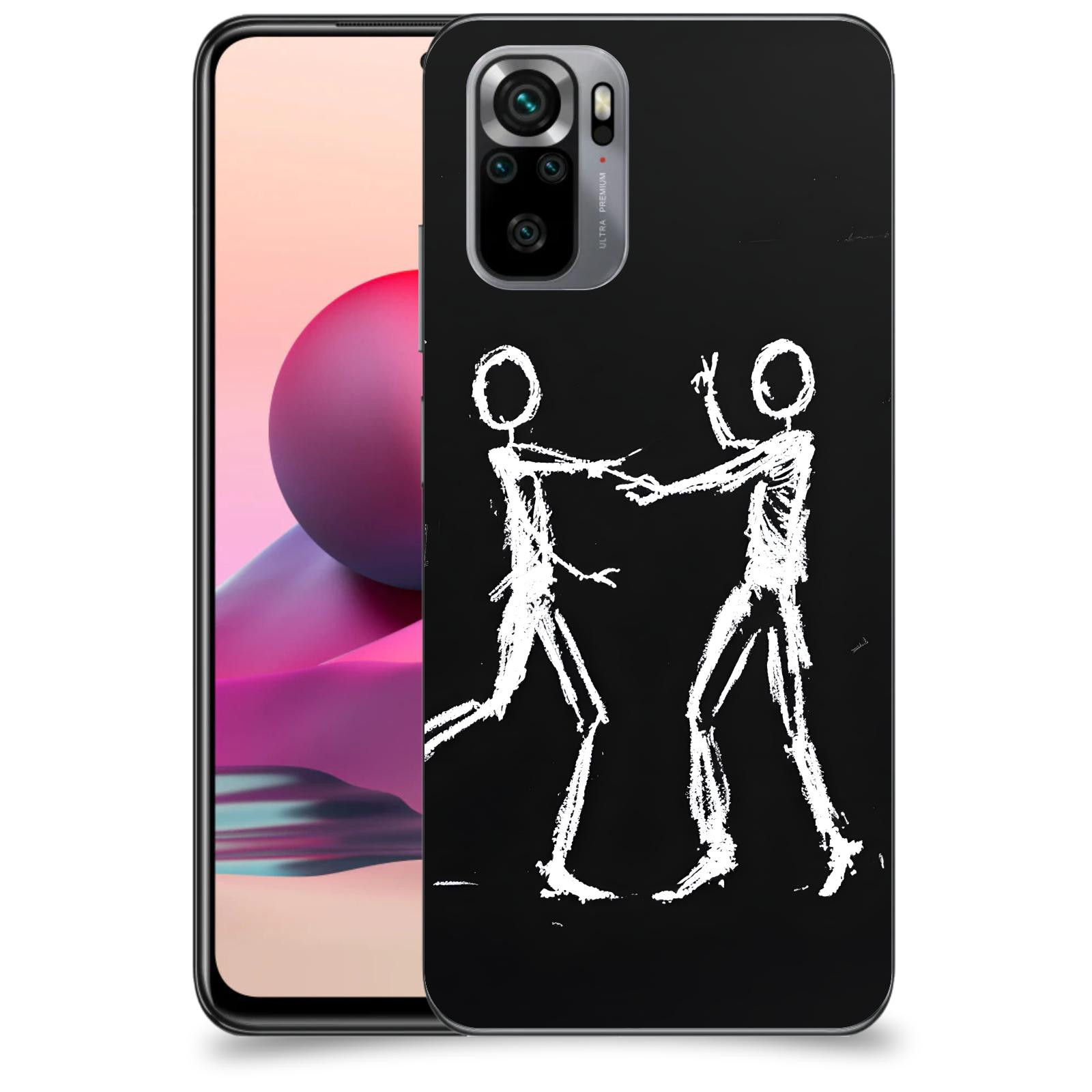 ACOVER Kryt na mobil Xiaomi Redmi Note 10S - Siluety