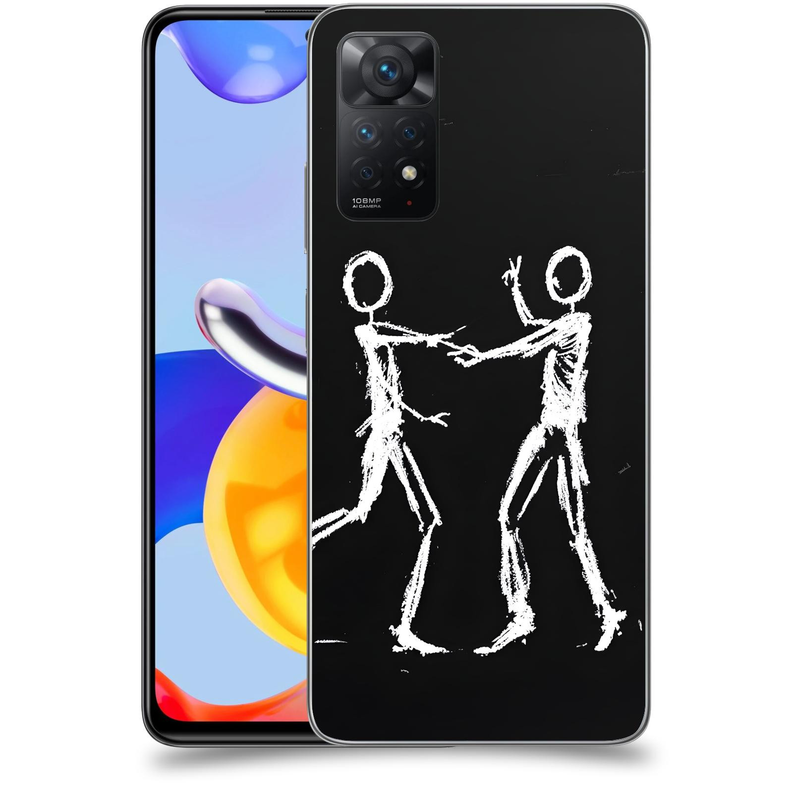 ACOVER Kryt na mobil Xiaomi Redmi Note 11 Pro - Siluety