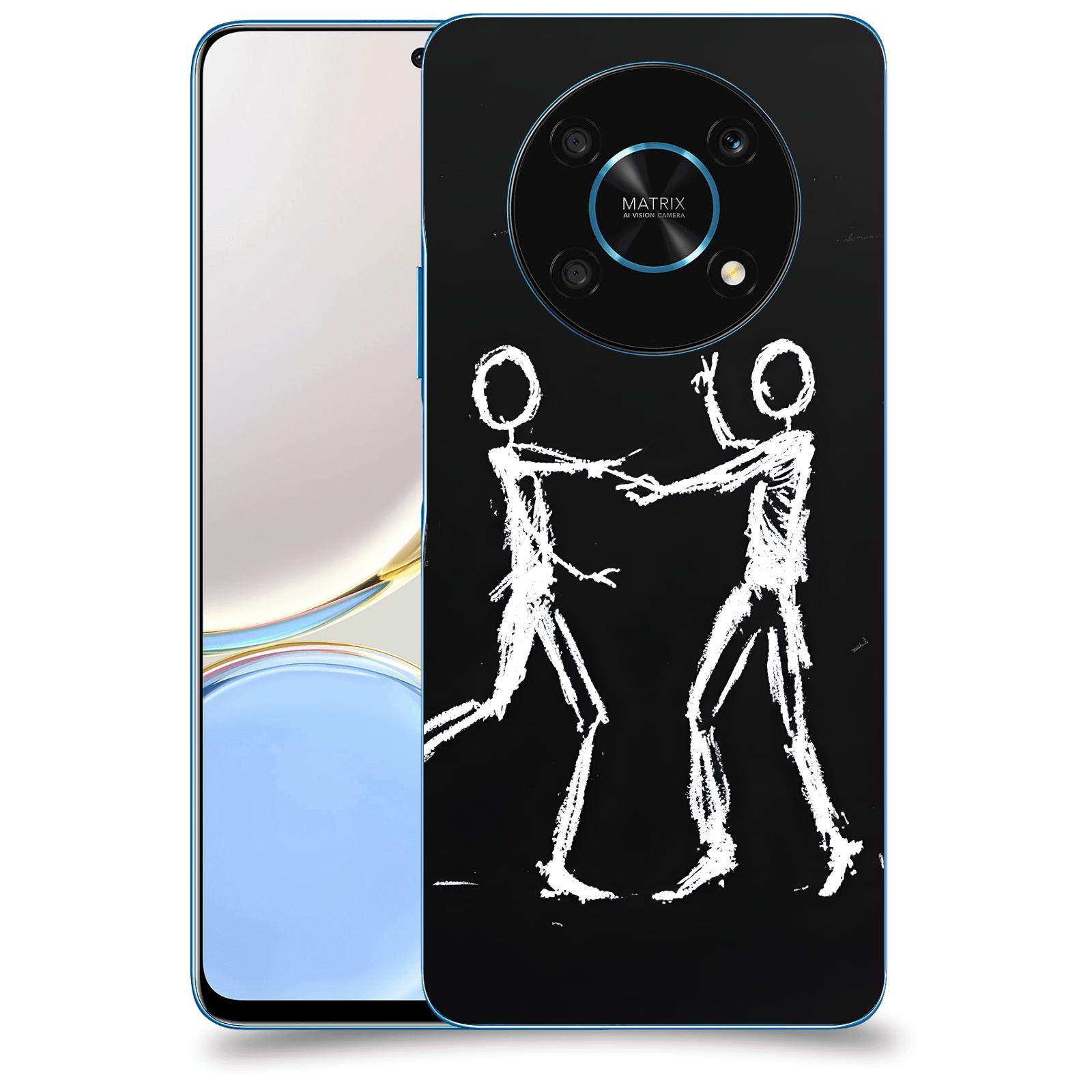 ACOVER Kryt na mobil Honor Magic 4 Lite 5G - Siluety