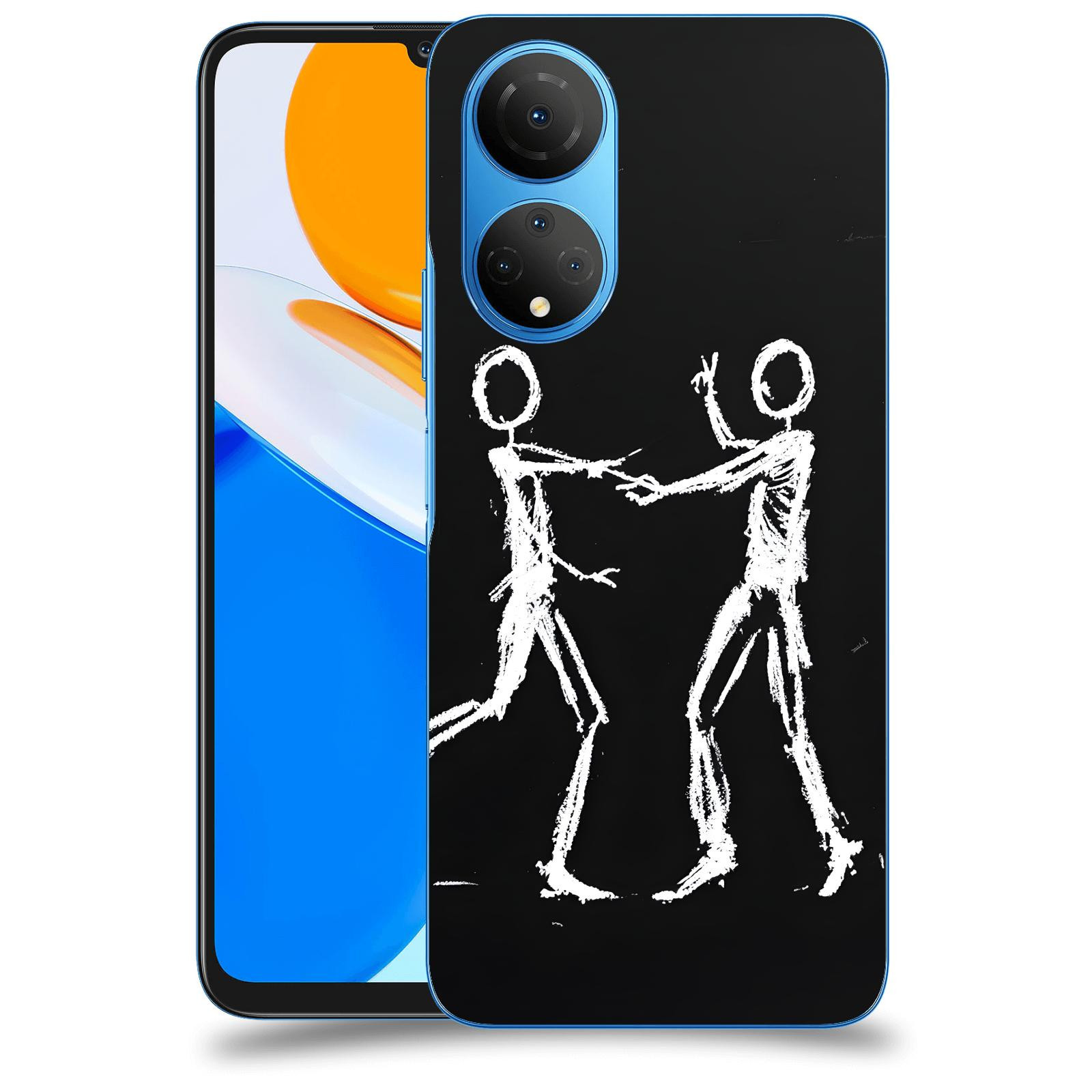 ACOVER Kryt na mobil Honor X7 - Siluety