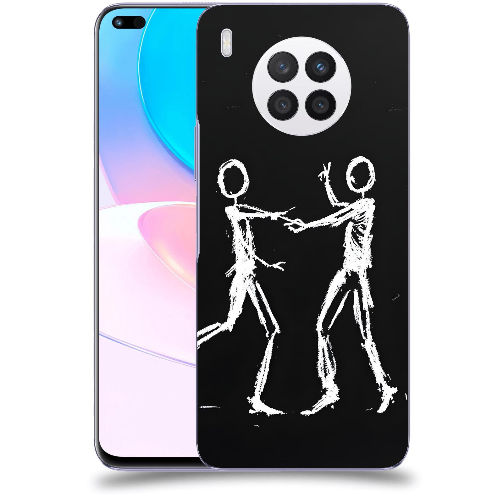 ACOVER Kryt na mobil Huawei Nova 8i - Siluety
