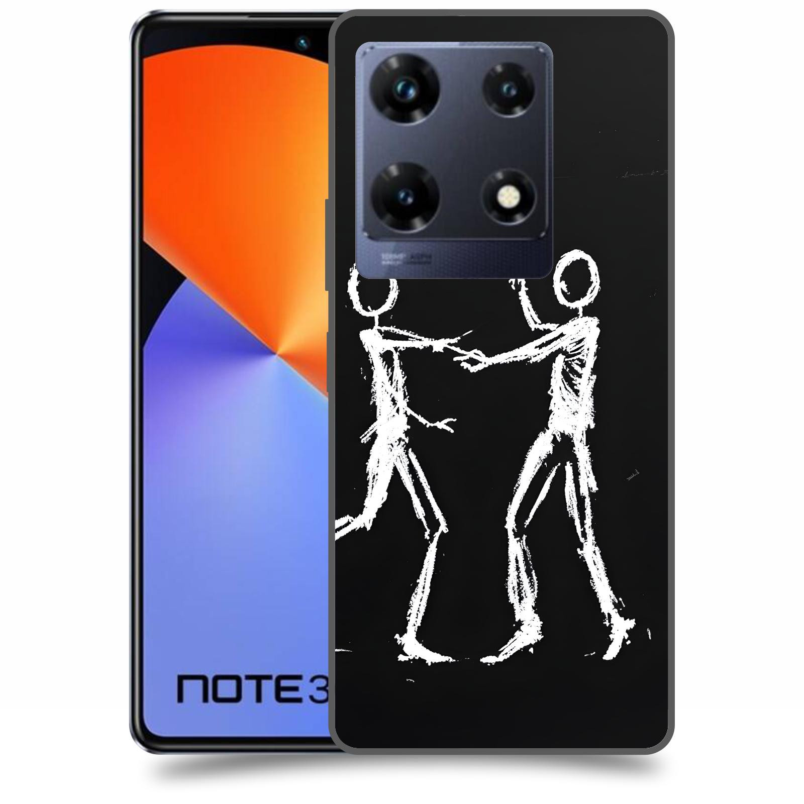 ACOVER Kryt na mobil Infinix Note 30 PRO - Siluety