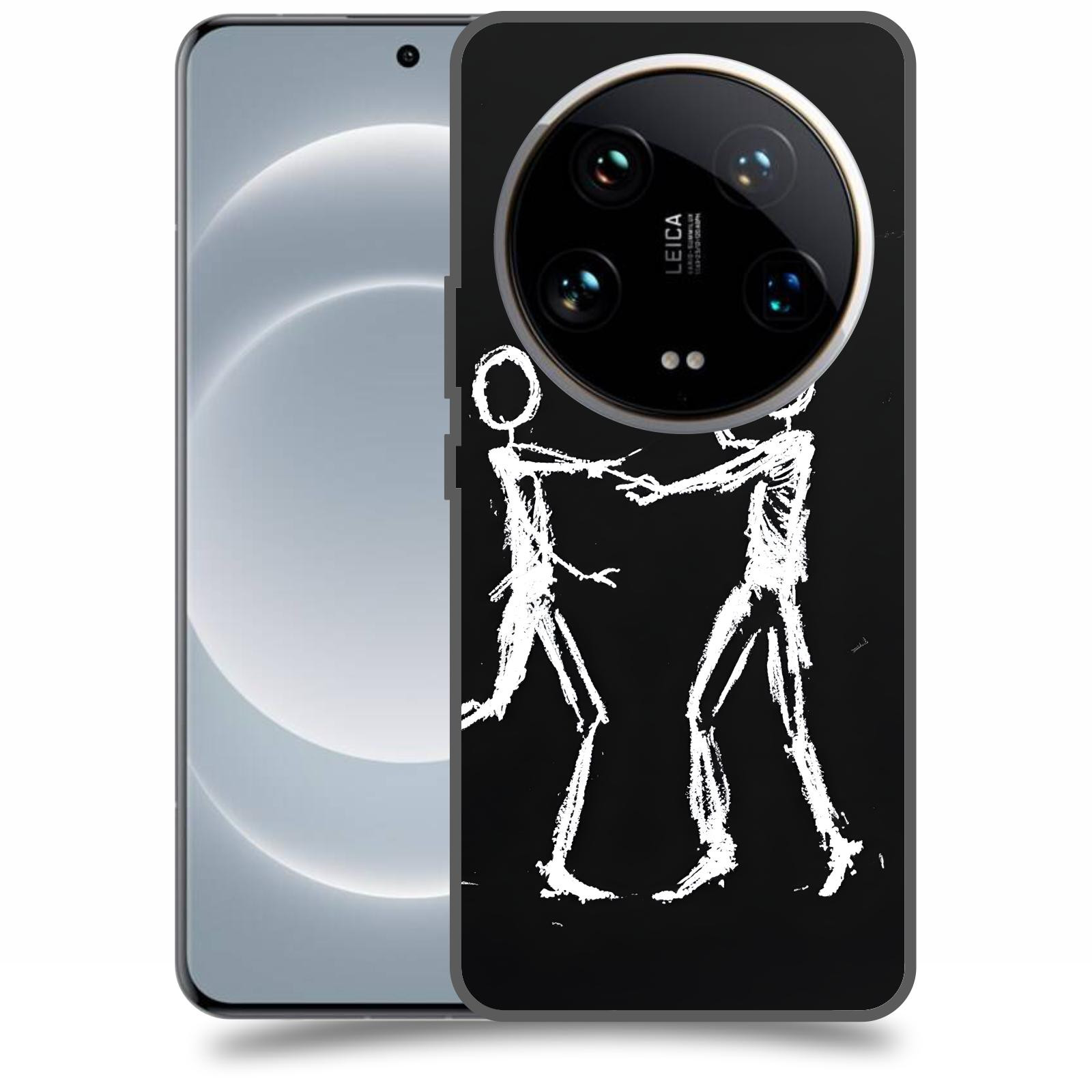 ACOVER Kryt na mobil Xiaomi 14 Ultra - Siluety