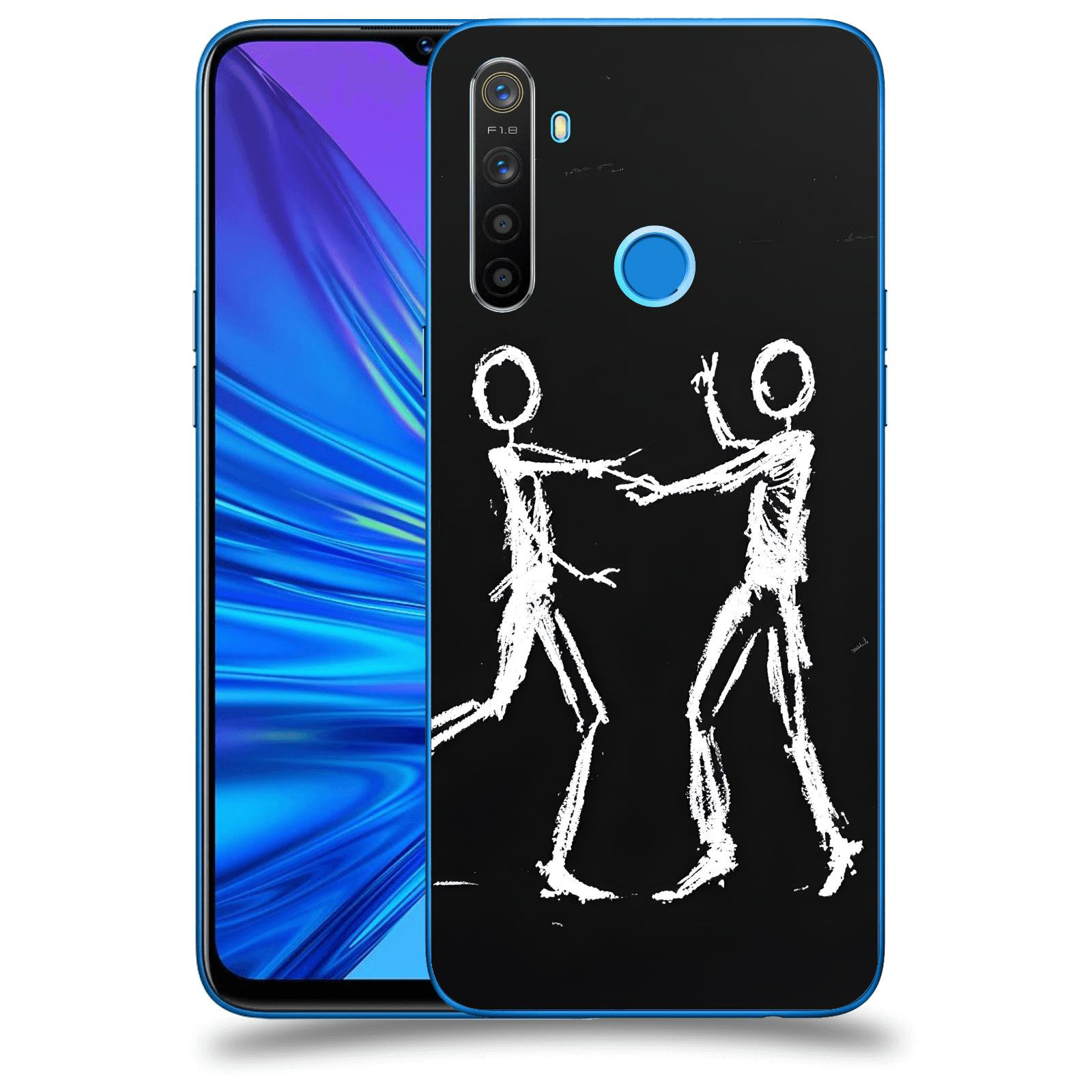 ACOVER Kryt na mobil Realme 5 - Siluety