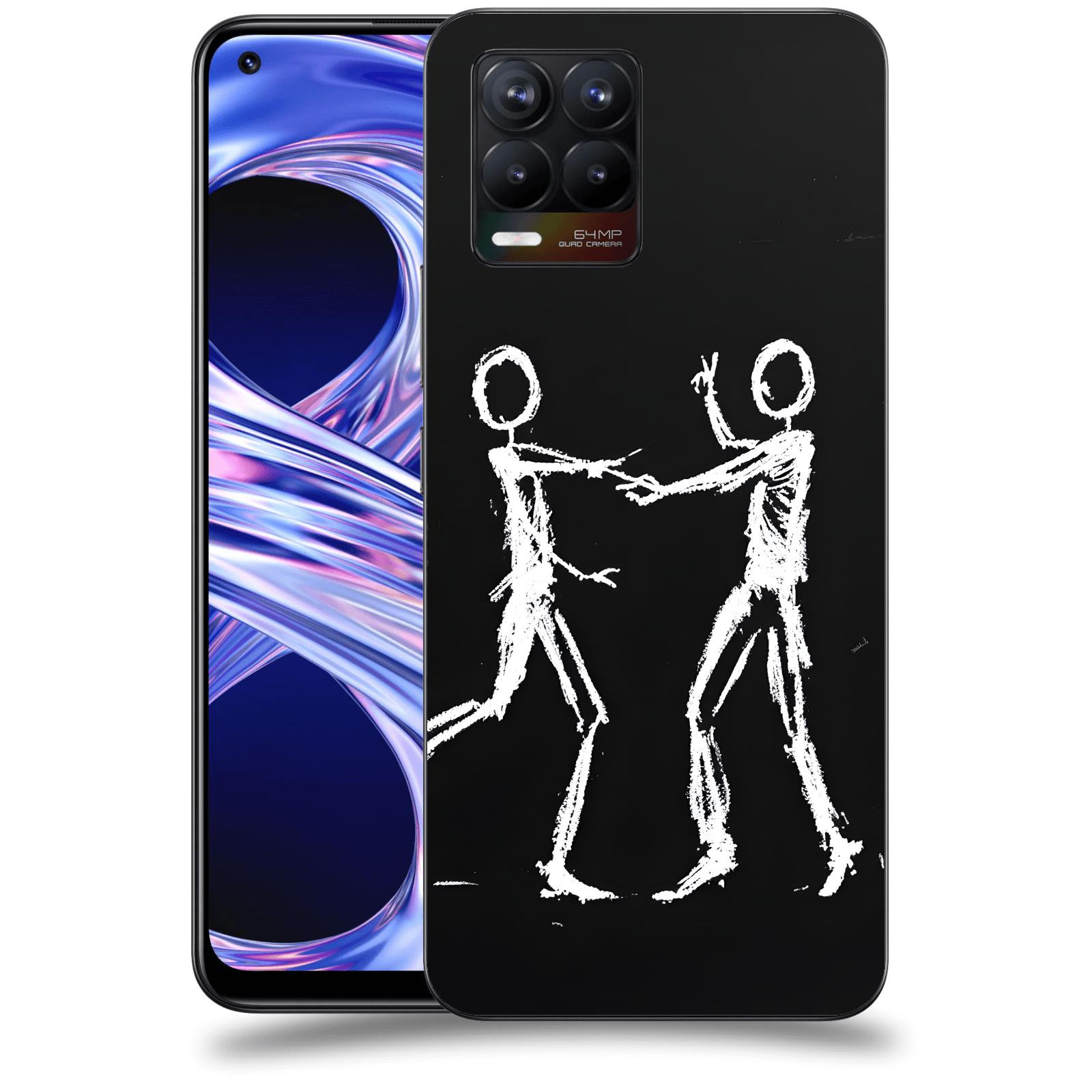 ACOVER Kryt na mobil Realme 8 - Siluety