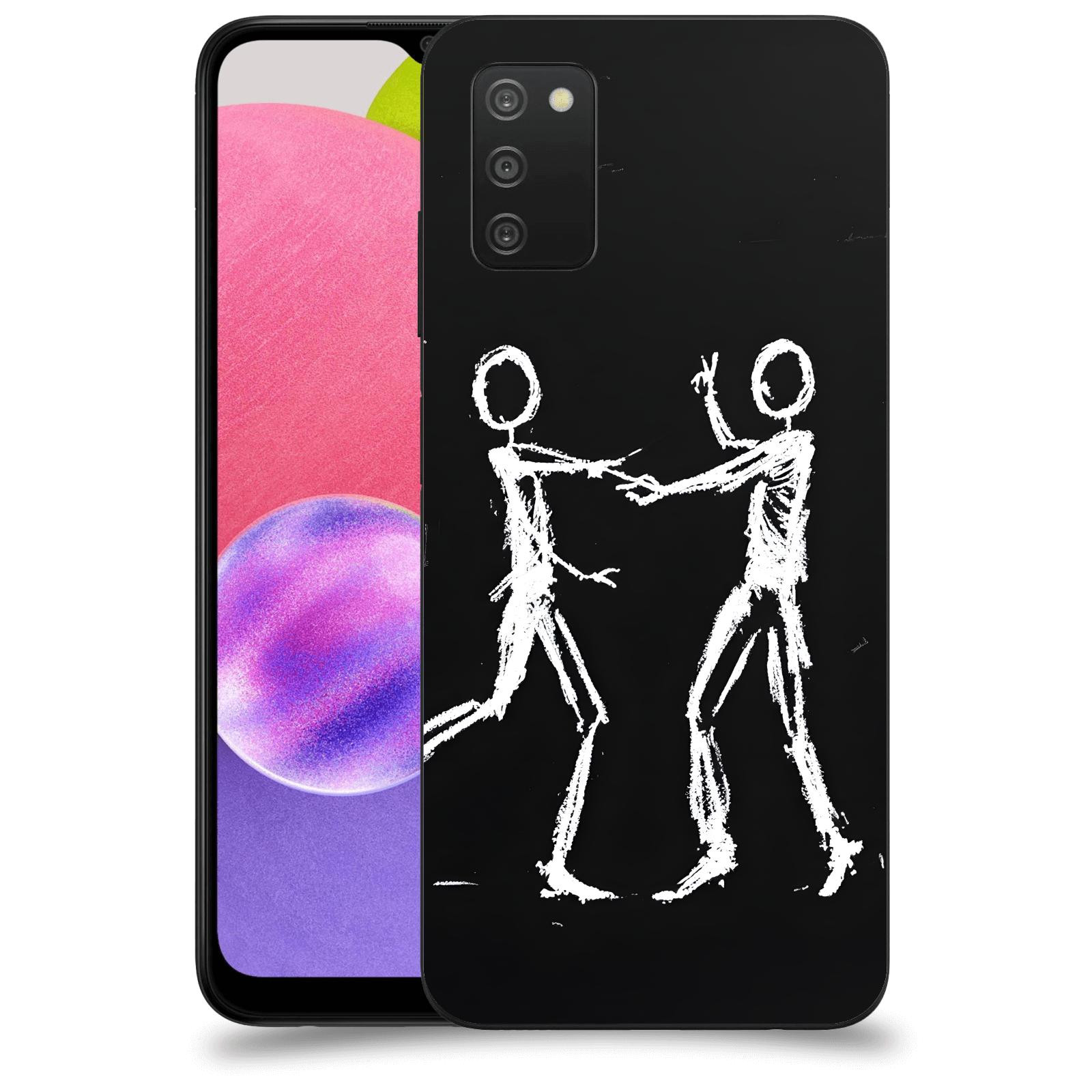 ACOVER Kryt na mobil Samsung Galaxy A03s A037G - Siluety