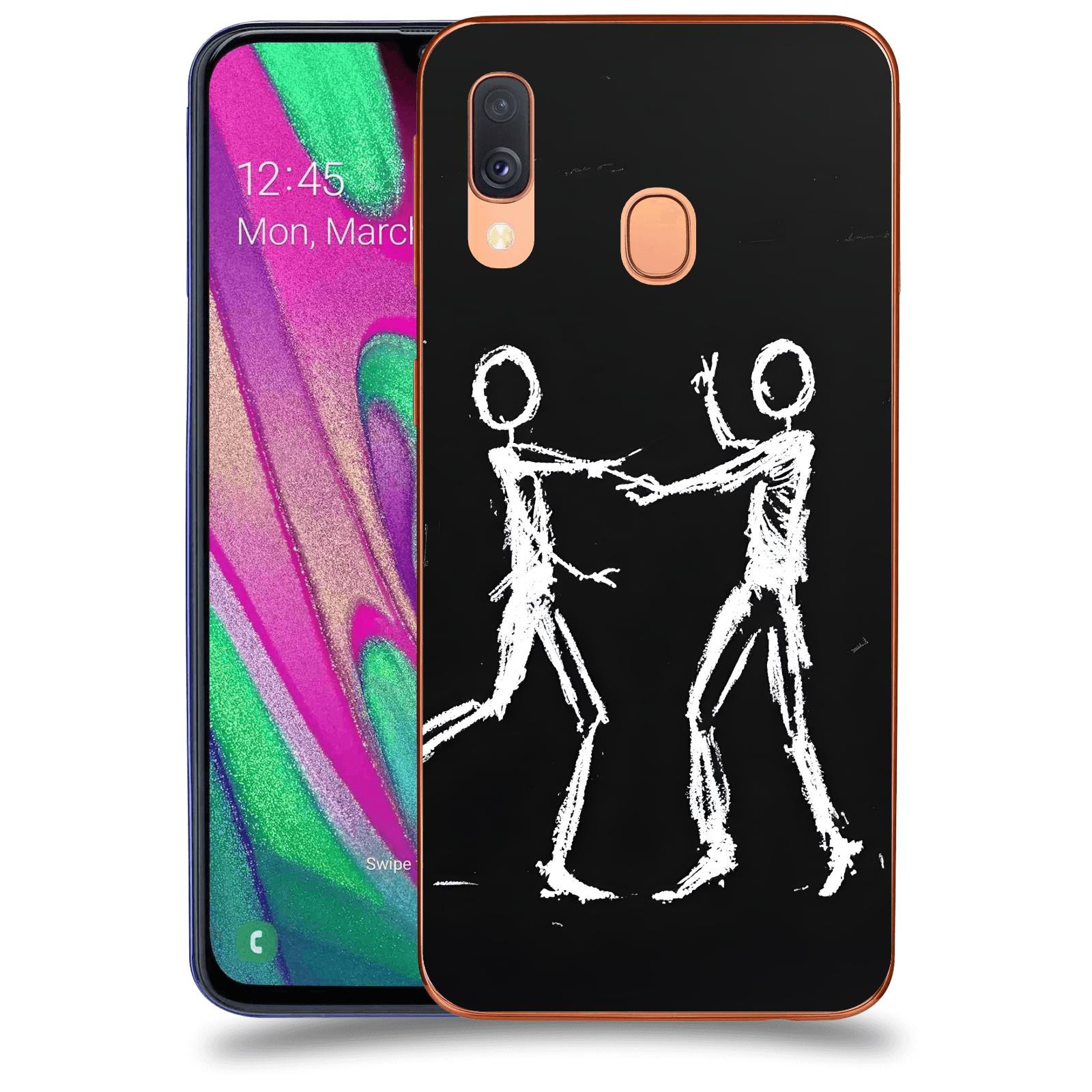 ACOVER Kryt na mobil Samsung Galaxy A40 A405F - Siluety