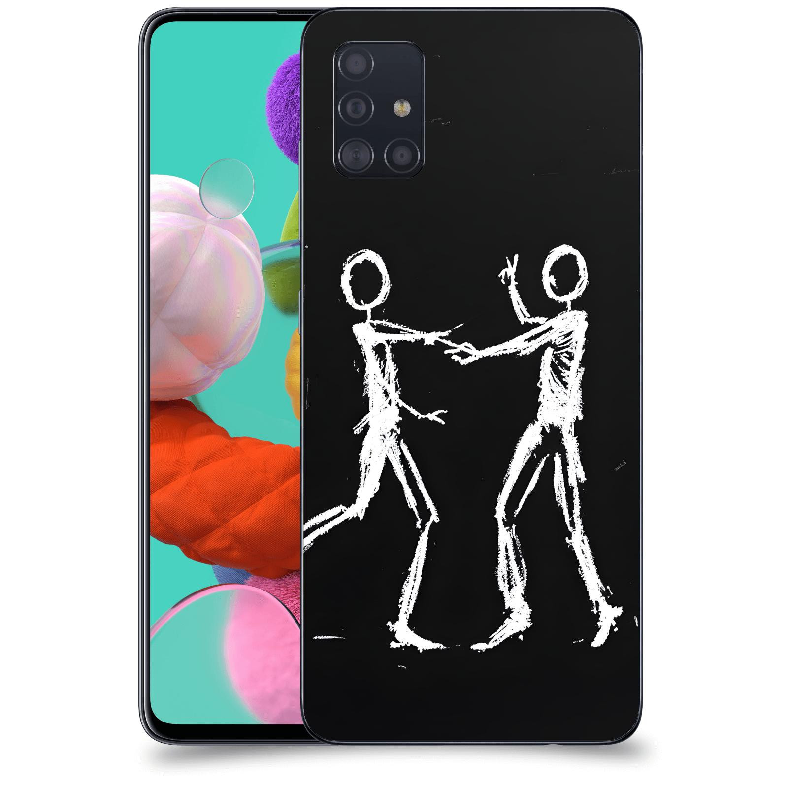 ACOVER Kryt na mobil Samsung Galaxy A51 A515F - Siluety