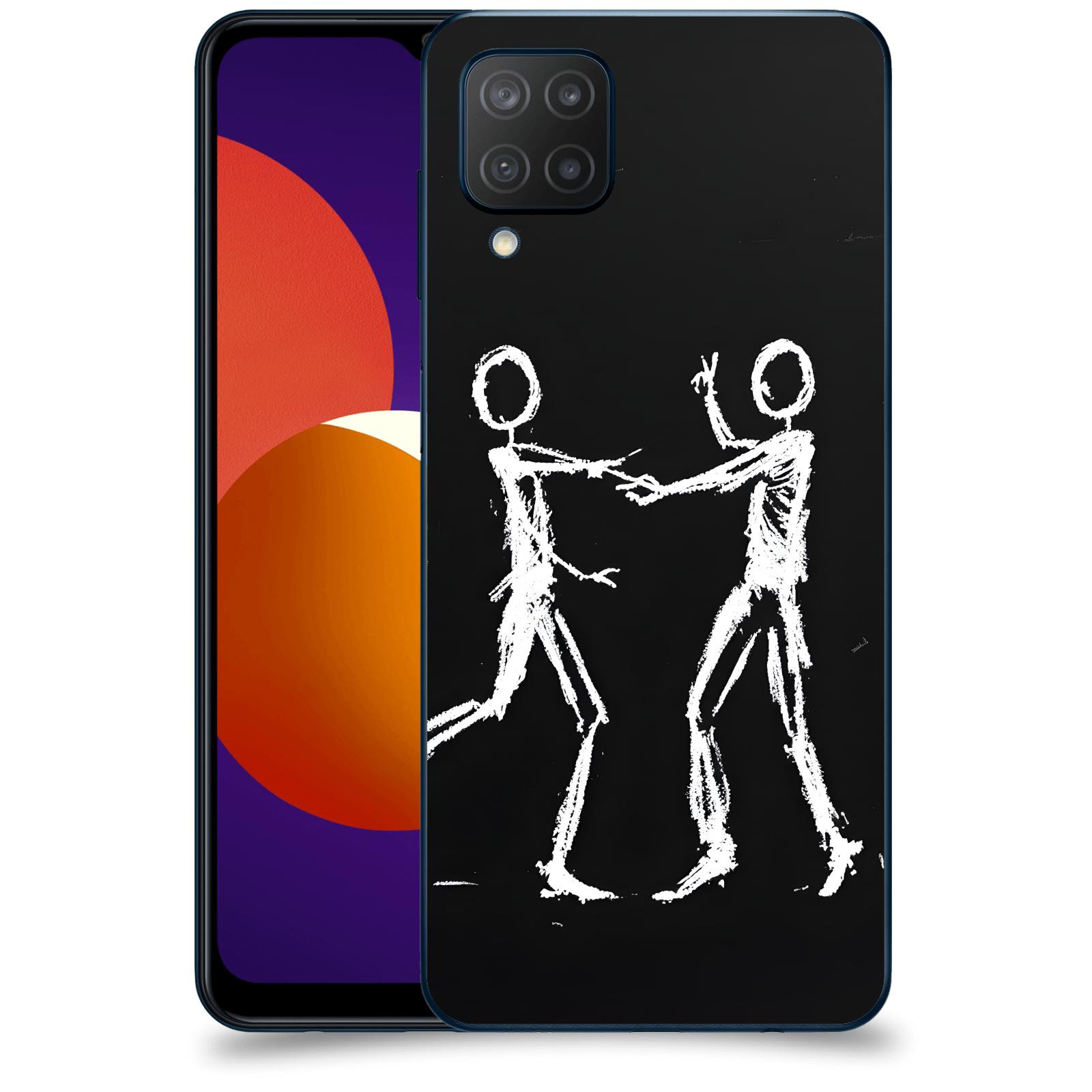 ACOVER Kryt na mobil Samsung Galaxy M12 M127F - Siluety