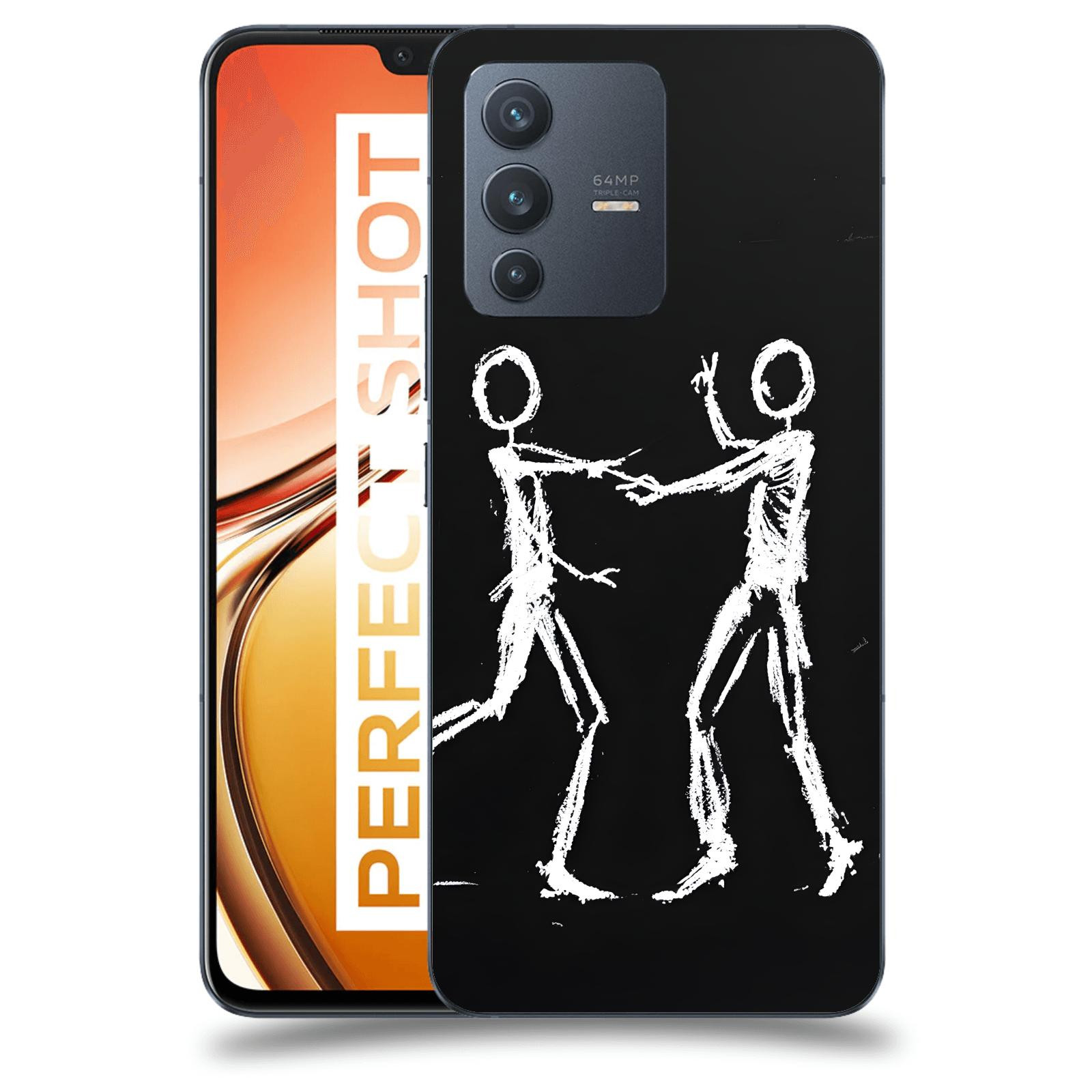 ACOVER Kryt na mobil Vivo V23 5G - Siluety
