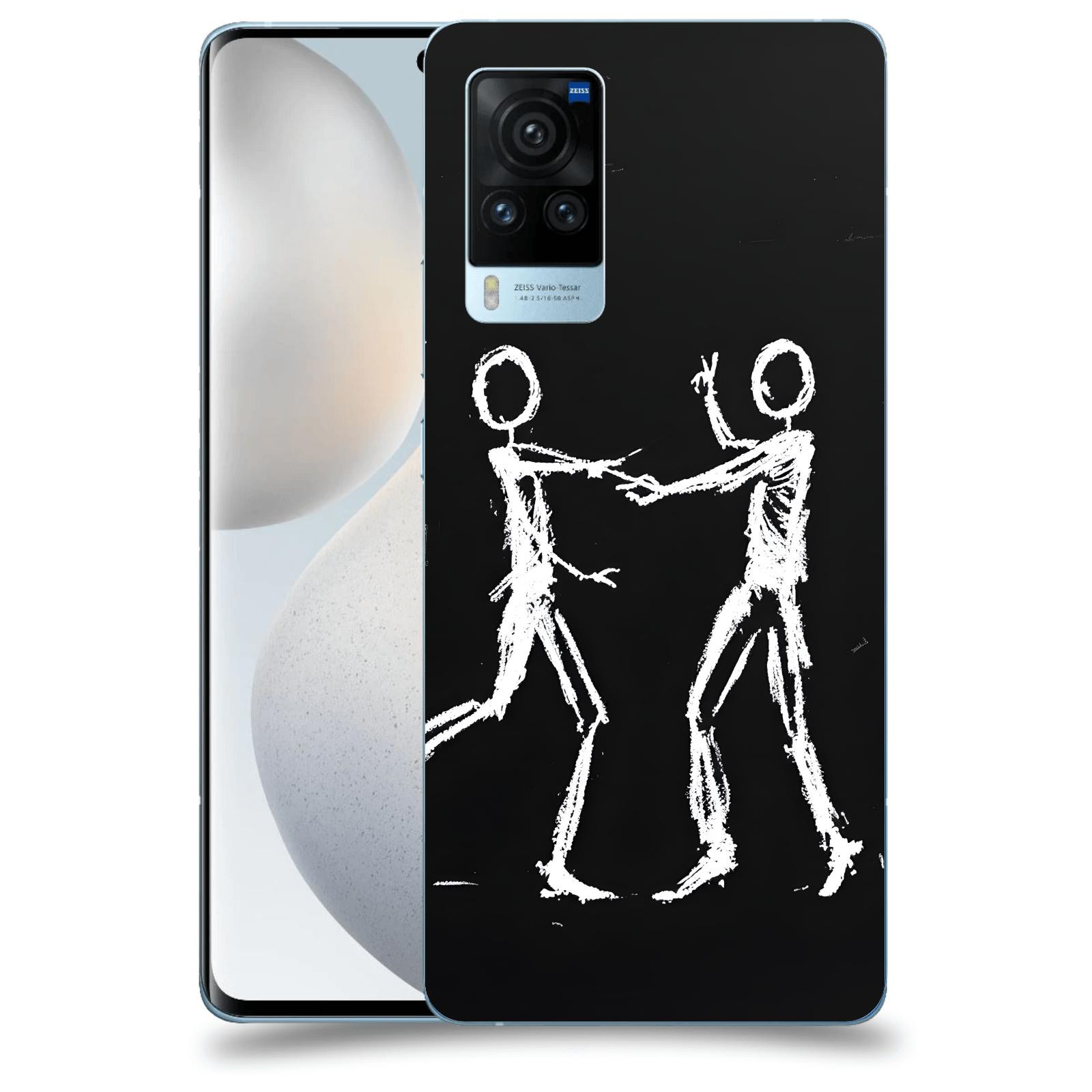 ACOVER Kryt na mobil Vivo X60 Pro 5G - Siluety