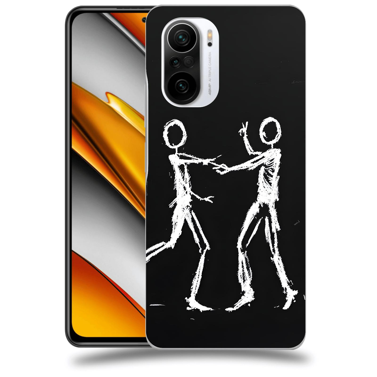 ACOVER Kryt na mobil Xiaomi Poco F3 - Siluety